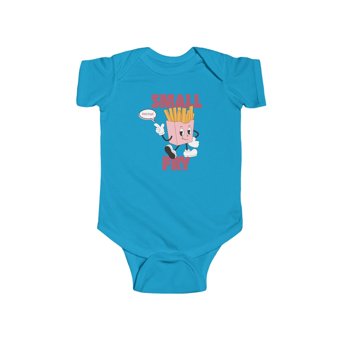 Small Fry Baby Onesie – Playful Food-Themed Outfit
