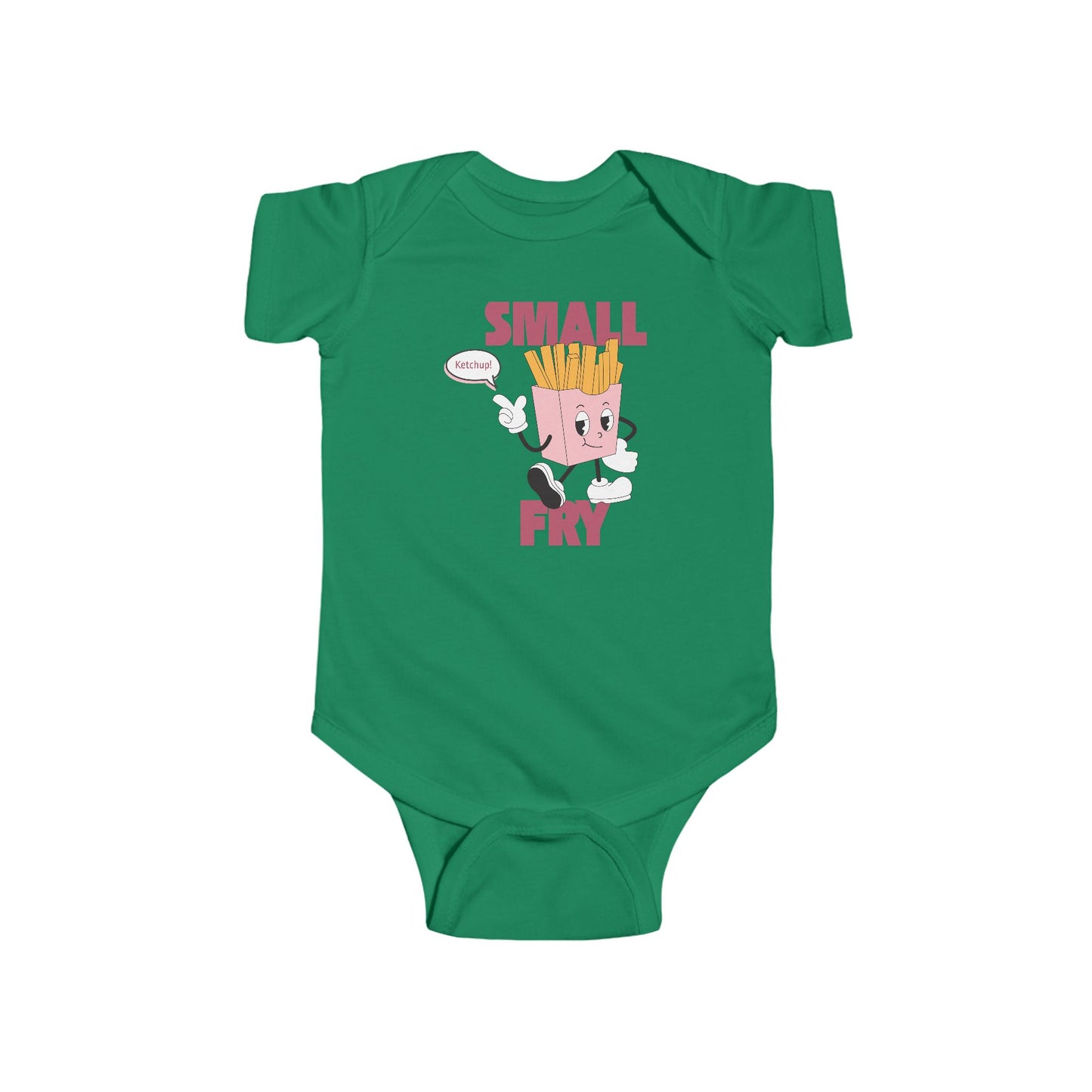🍼🍟 “Small Fry” Baby Onesie – Adorable Funny Outfit for Little Snack Lovers 🍔✨