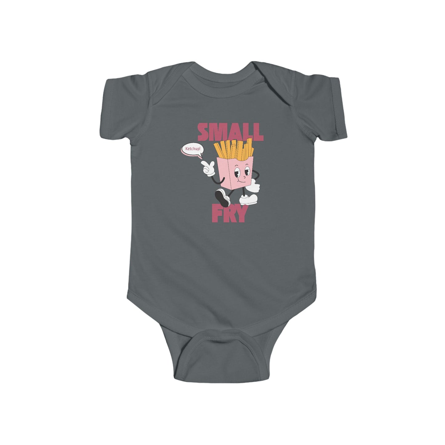🍼🍟 “Small Fry” Baby Onesie – Adorable Funny Outfit for Little Snack Lovers 🍔✨