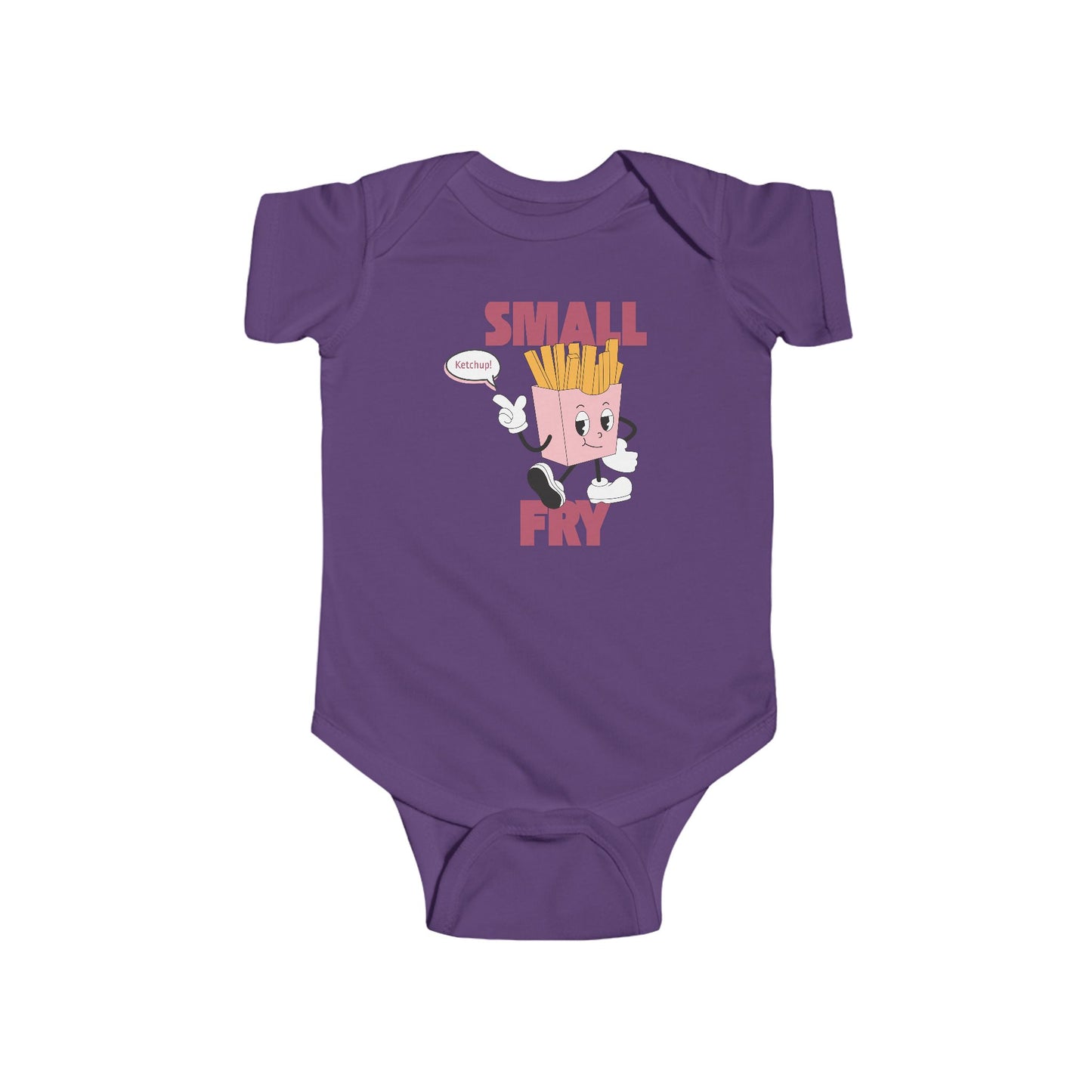 Small Fry Baby Onesie – Playful Food-Themed Outfit