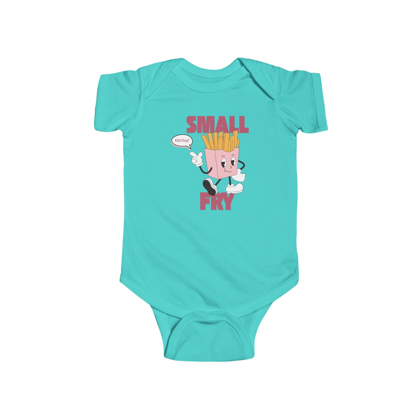 🍼🍟 “Small Fry” Baby Onesie – Adorable Funny Outfit for Little Snack Lovers 🍔✨