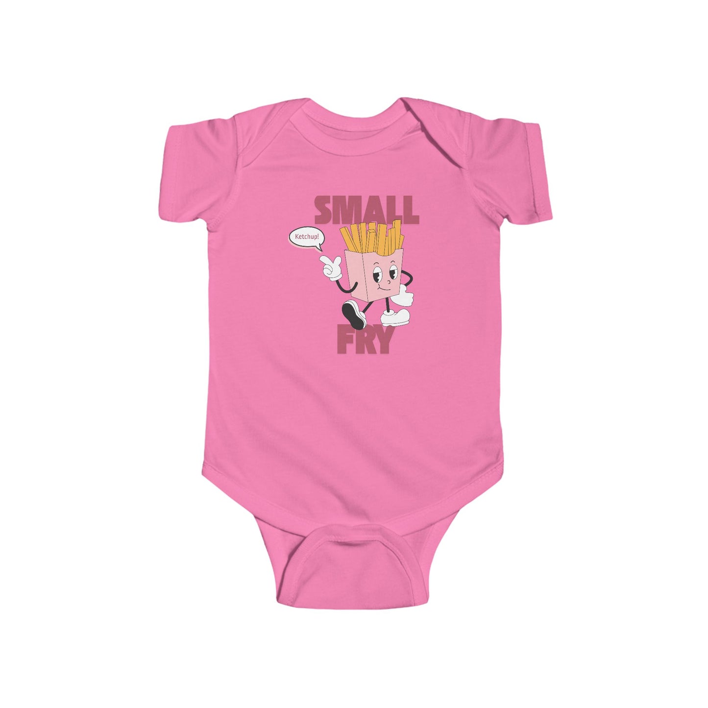 Small Fry Baby Onesie – Playful Food-Themed Outfit