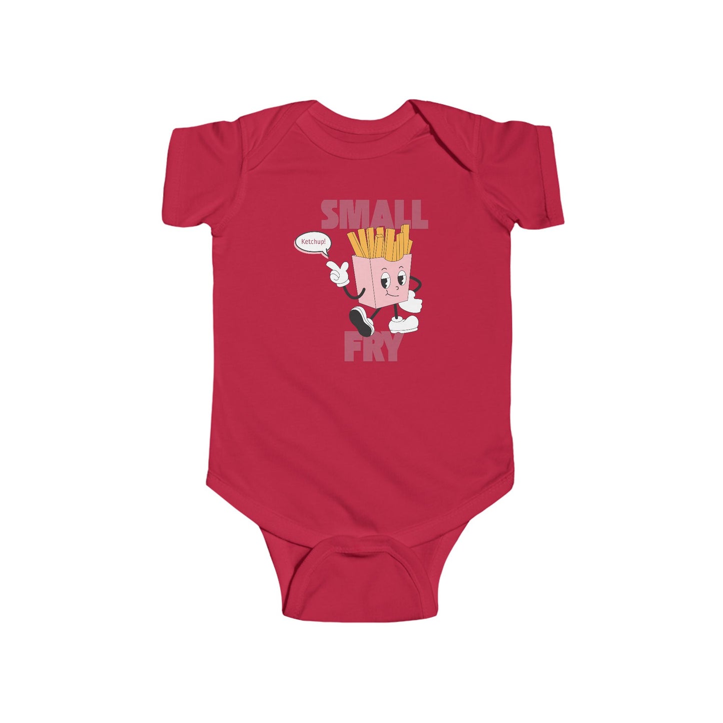 Small Fry Baby Onesie – Playful Food-Themed Outfit