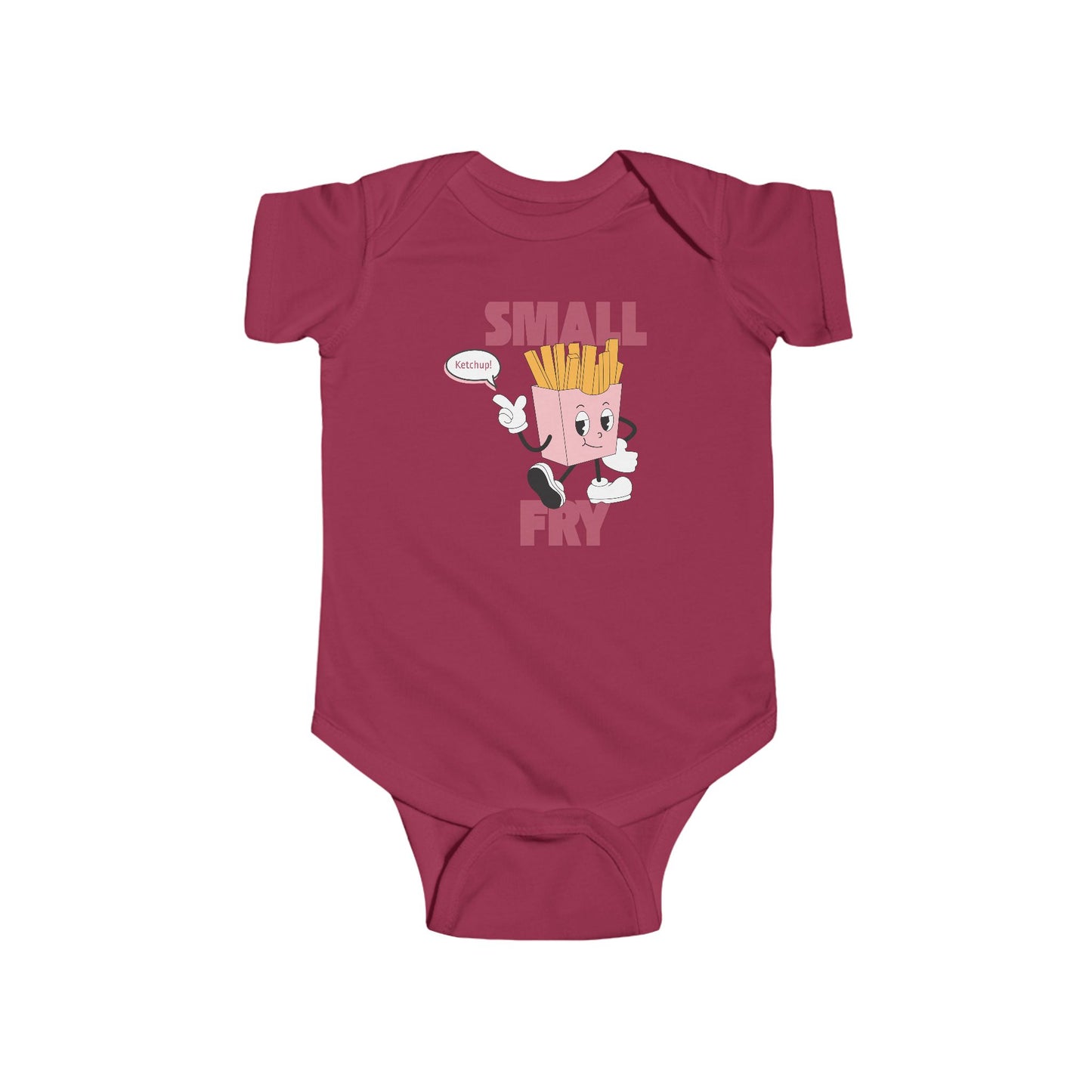 Small Fry Baby Onesie – Playful Food-Themed Outfit