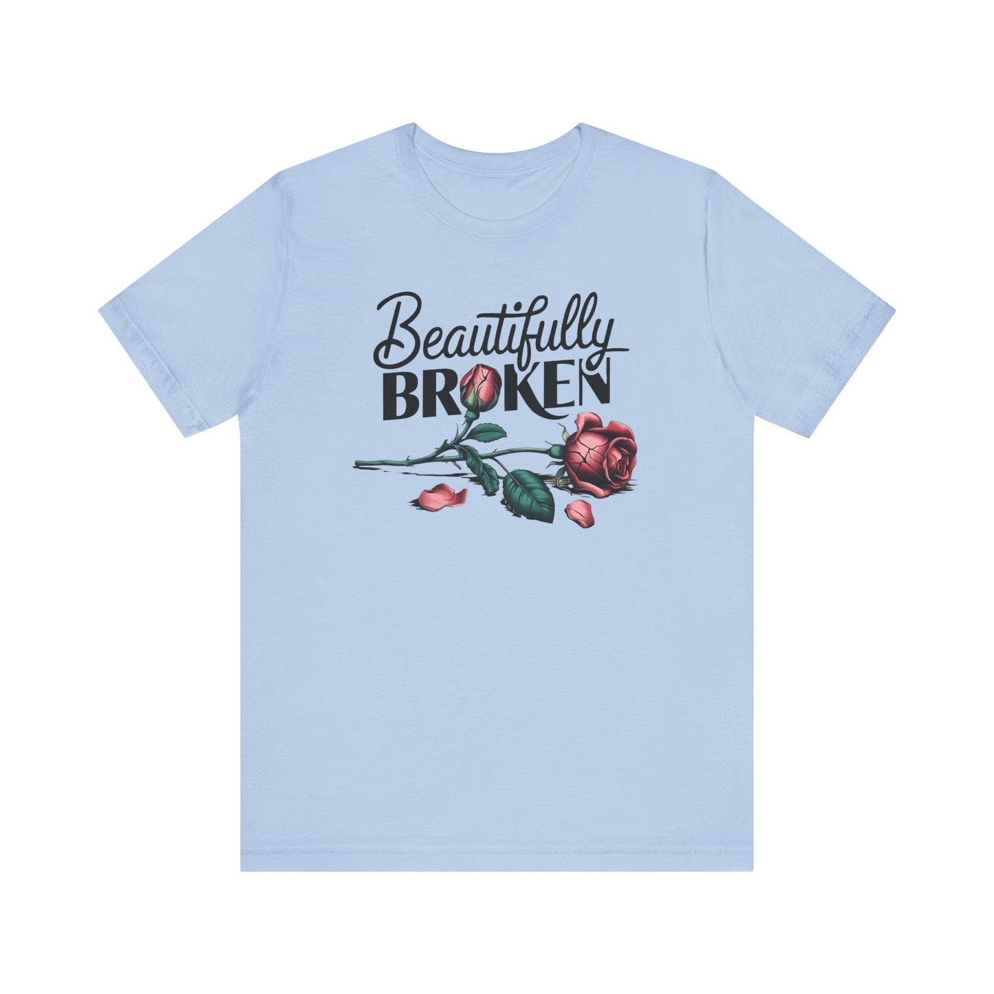 Camiseta Rosa “Beautifully Broken”: una camiseta empoderante con una elegancia suave