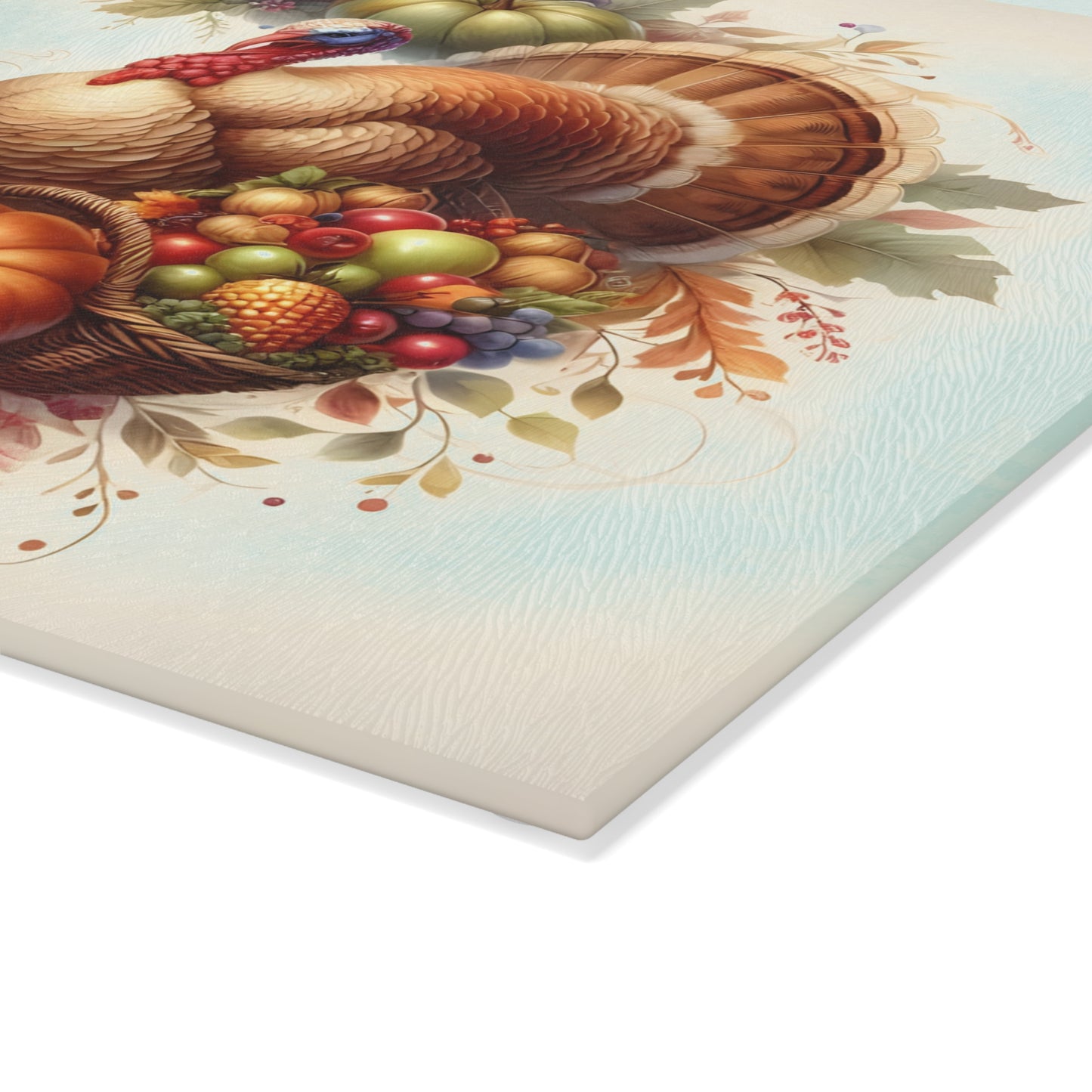 🦃🍂 “Happy Thanksgiving” Fall Turkey Cutting Board – Harvest Kitchen Décor ✨🌻