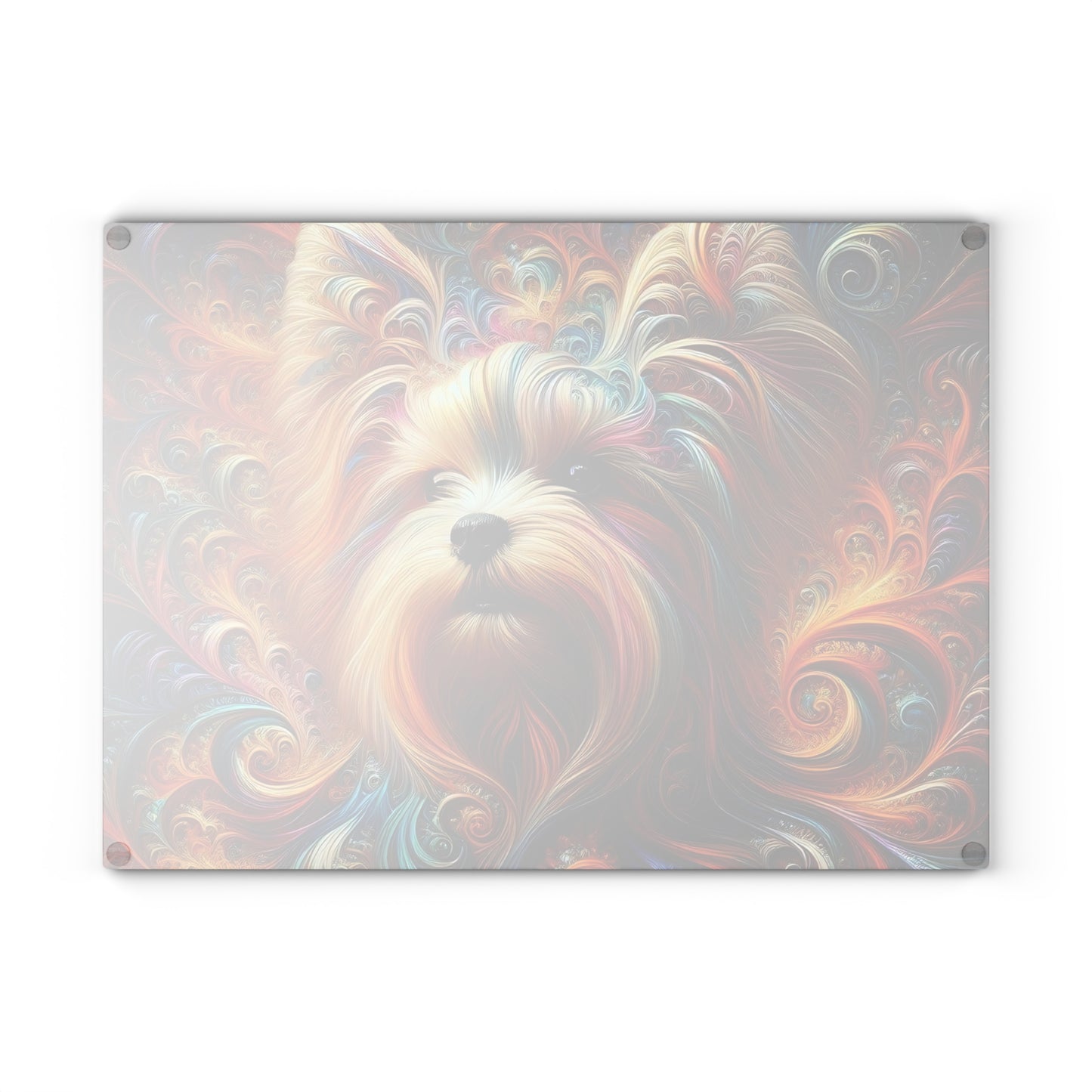 🐾 Yorkshire Terrier Cutting Board – Glam Pup Elegance for Your Kitchen ✨