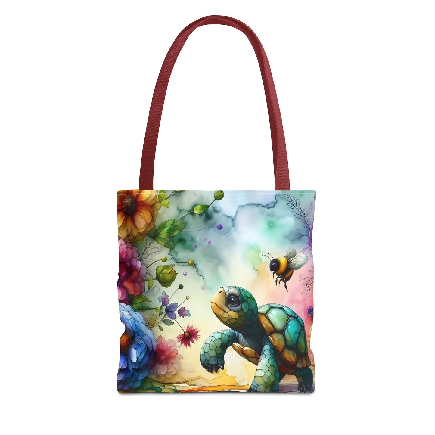 Bolsa de mano - Diseño de tortugas coloridas