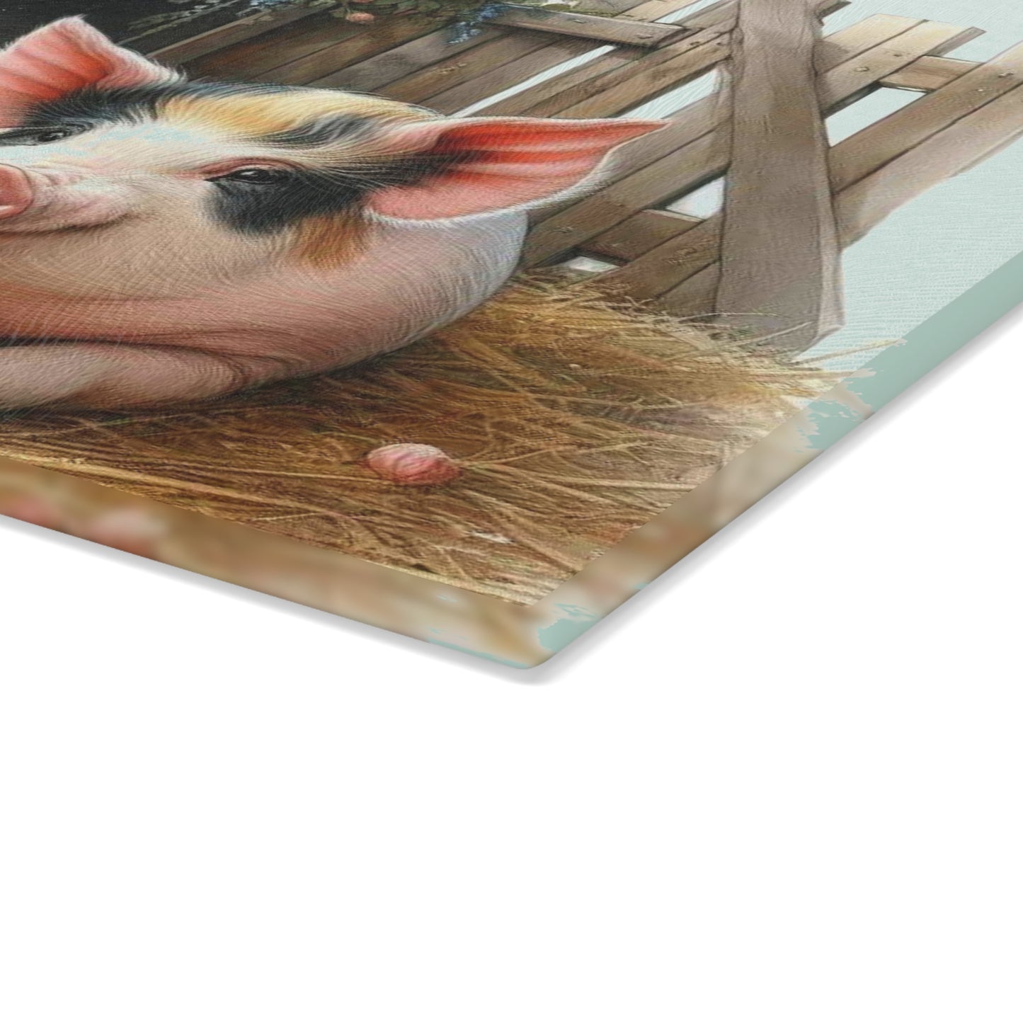Tabla de cortar de cerdo, amantes de los animales, decoración de granja, accesorios de cocina, regalo único, tabla de charcutería, tabla de cortar personalizada, cocinas de cerdo