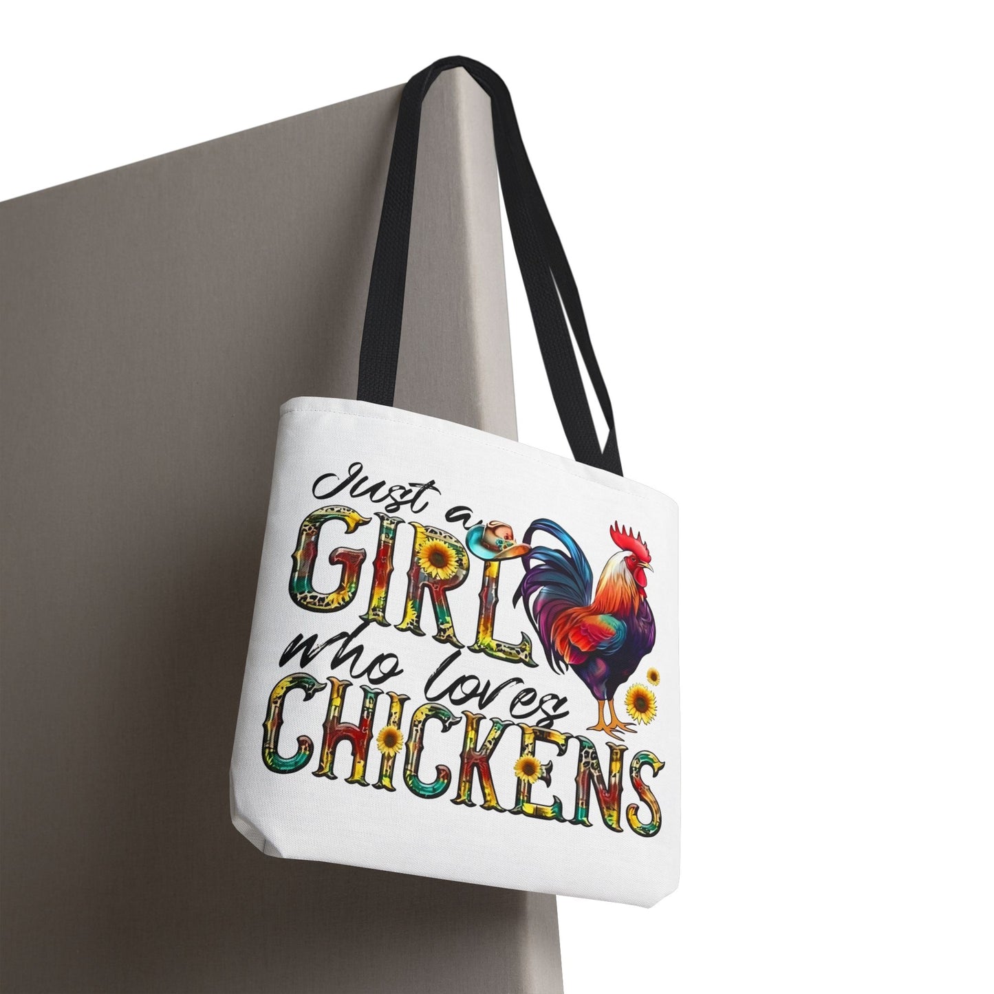 🐔 Solo una chica que ama las gallinas: Bolsa de tela estilo granja para amantes de las gallinas