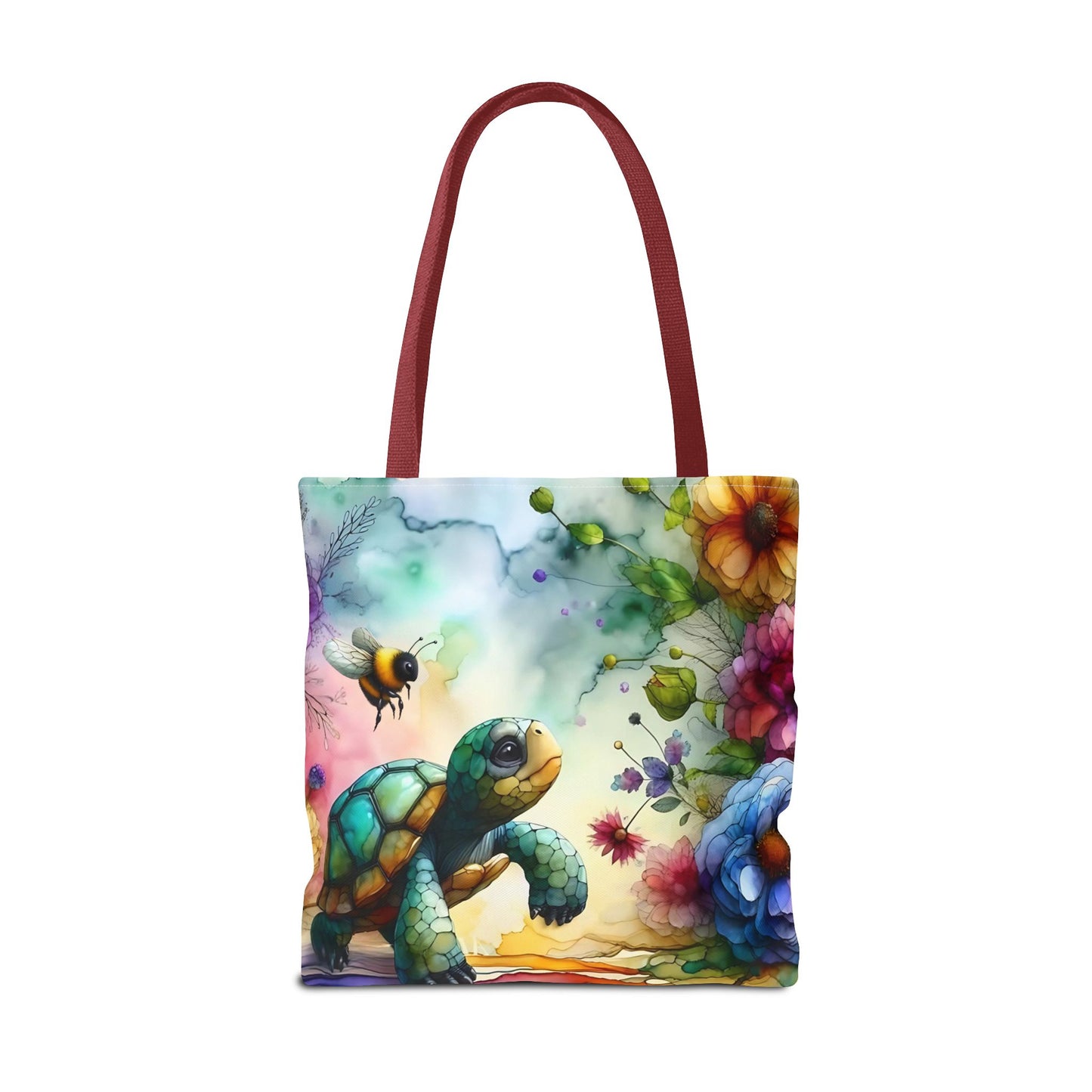 Bolsa de mano - Diseño de tortugas coloridas