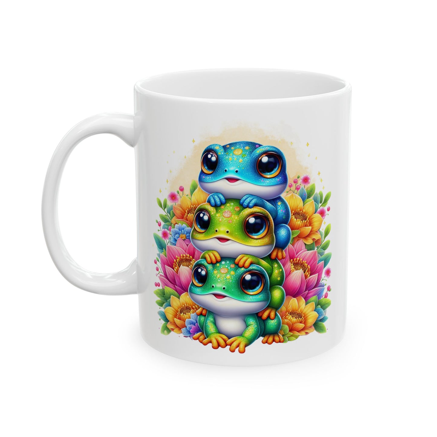 Taza de rana, taza de rana adorable, regalo para amantes de las ranas, taza con diseño de rana, taza con animales, regalo con temática de ranas, ideas para regalos de ranas, decoración de ranas, taza con anfibios
