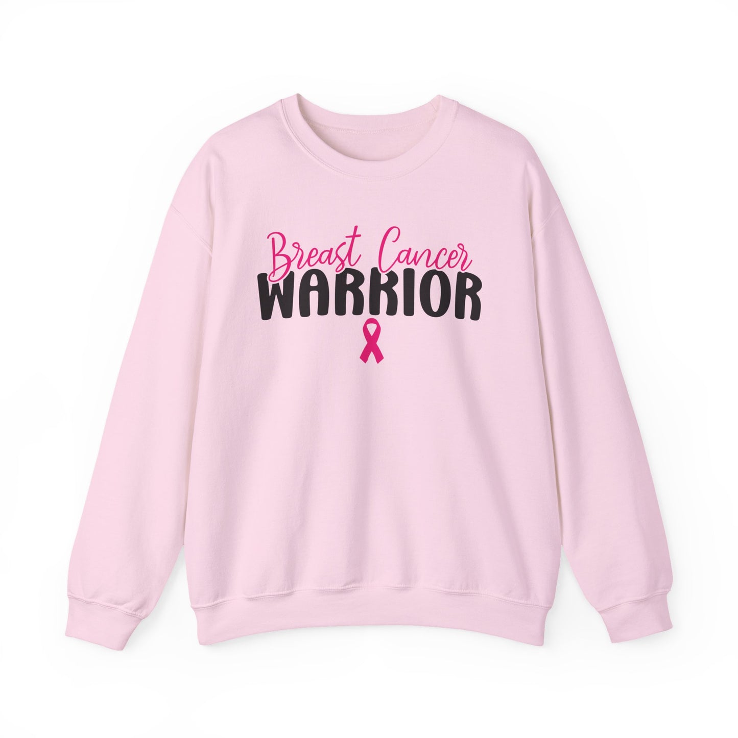 🎀💪 Breast Cancer Warrior Sweatshirt – Survivor Strength & Awareness Crewneck