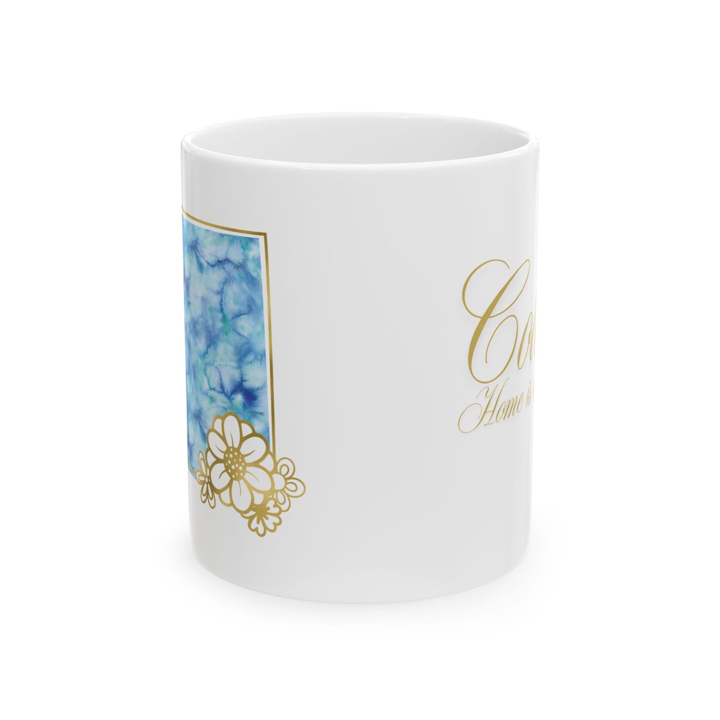 ☕ Home is Where the ❤️ Is – Colorado Mug – Mountain Views & Cozy Brews 🏔️