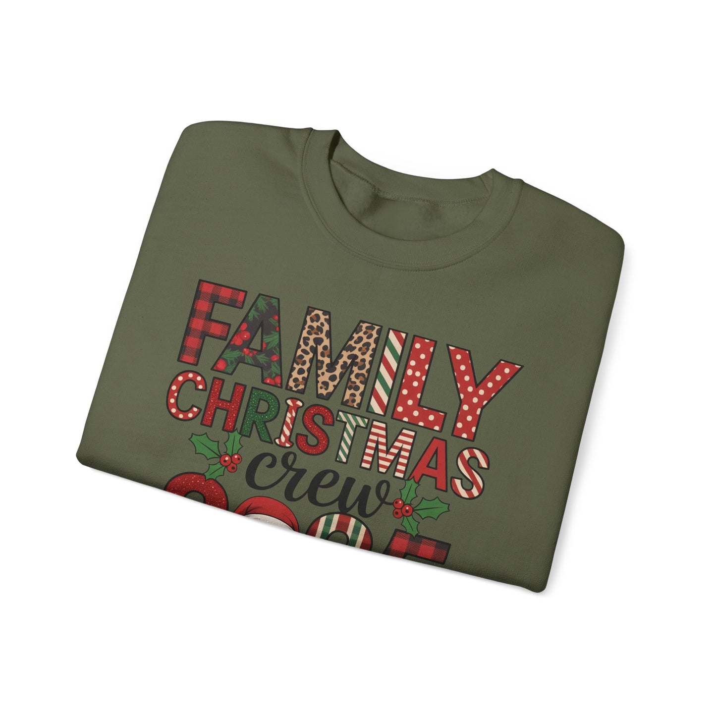 🎄👨‍👩‍👧‍👦 Family Christmas Crew 2025 Sweatshirt – Celebrate the Holidays Together 🎅✨