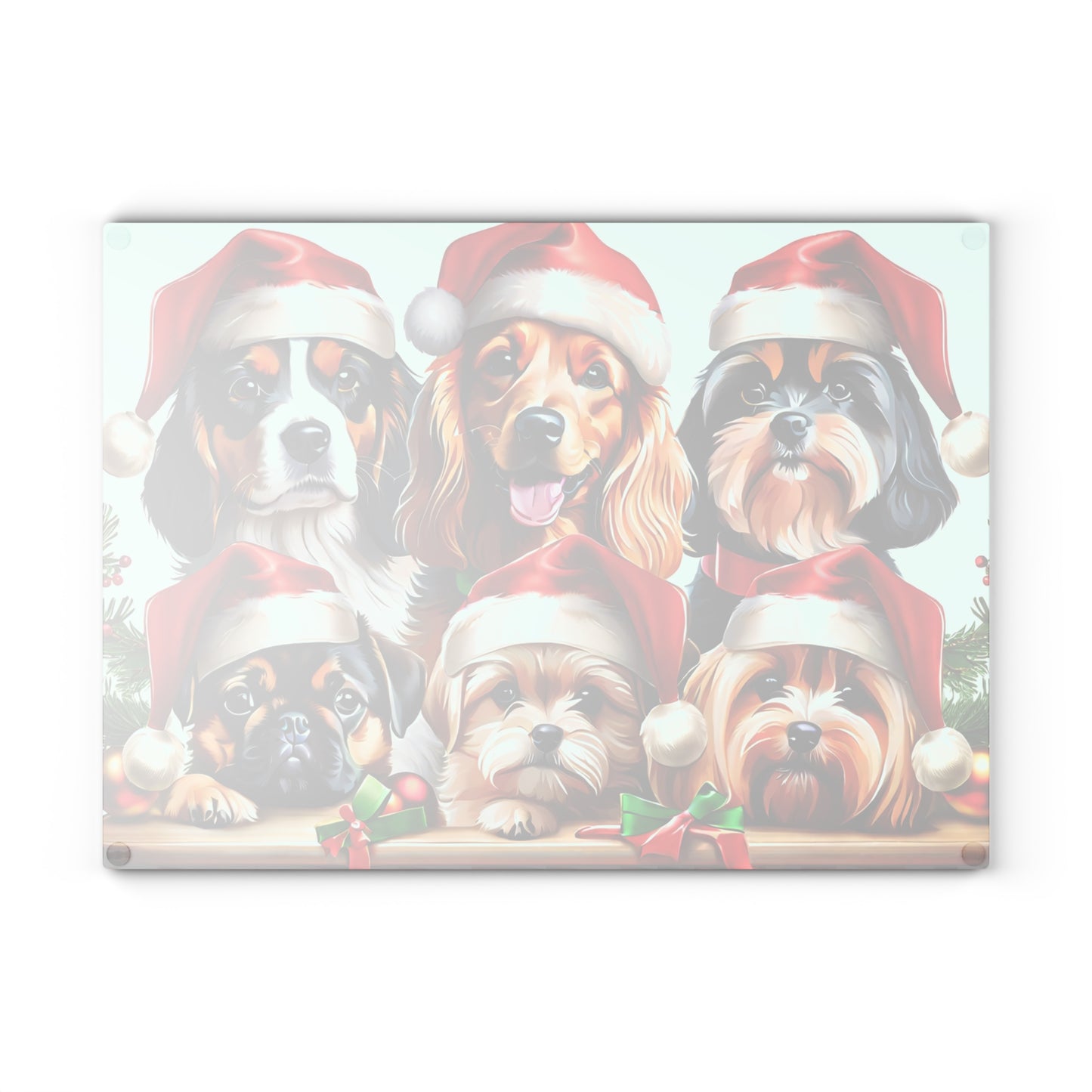 🎄🐾 Christmas Dogs Cutting Board – Festive Cheer for Your Holiday Kitchen 🎅