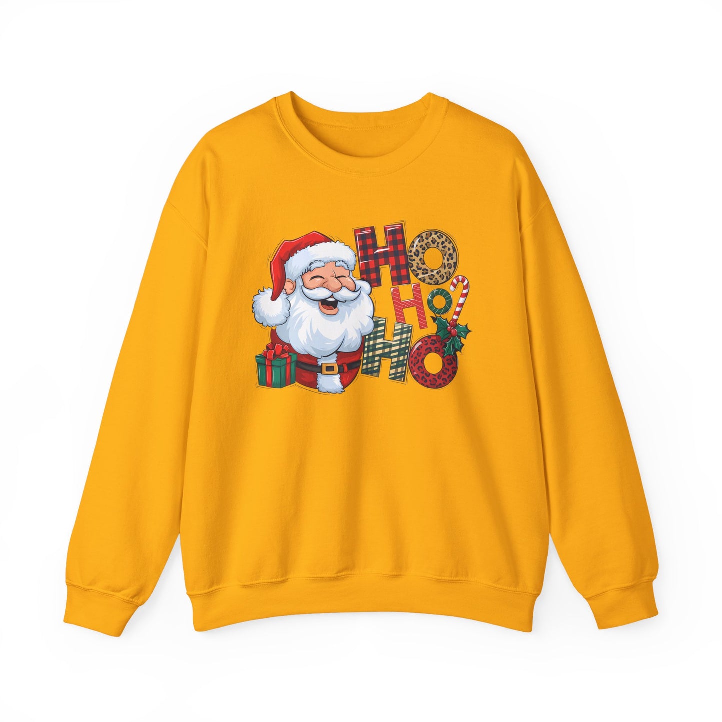 🎅✨ HO HO HO Santa Sweatshirt – Classic Holiday Cheer 🎄🎁