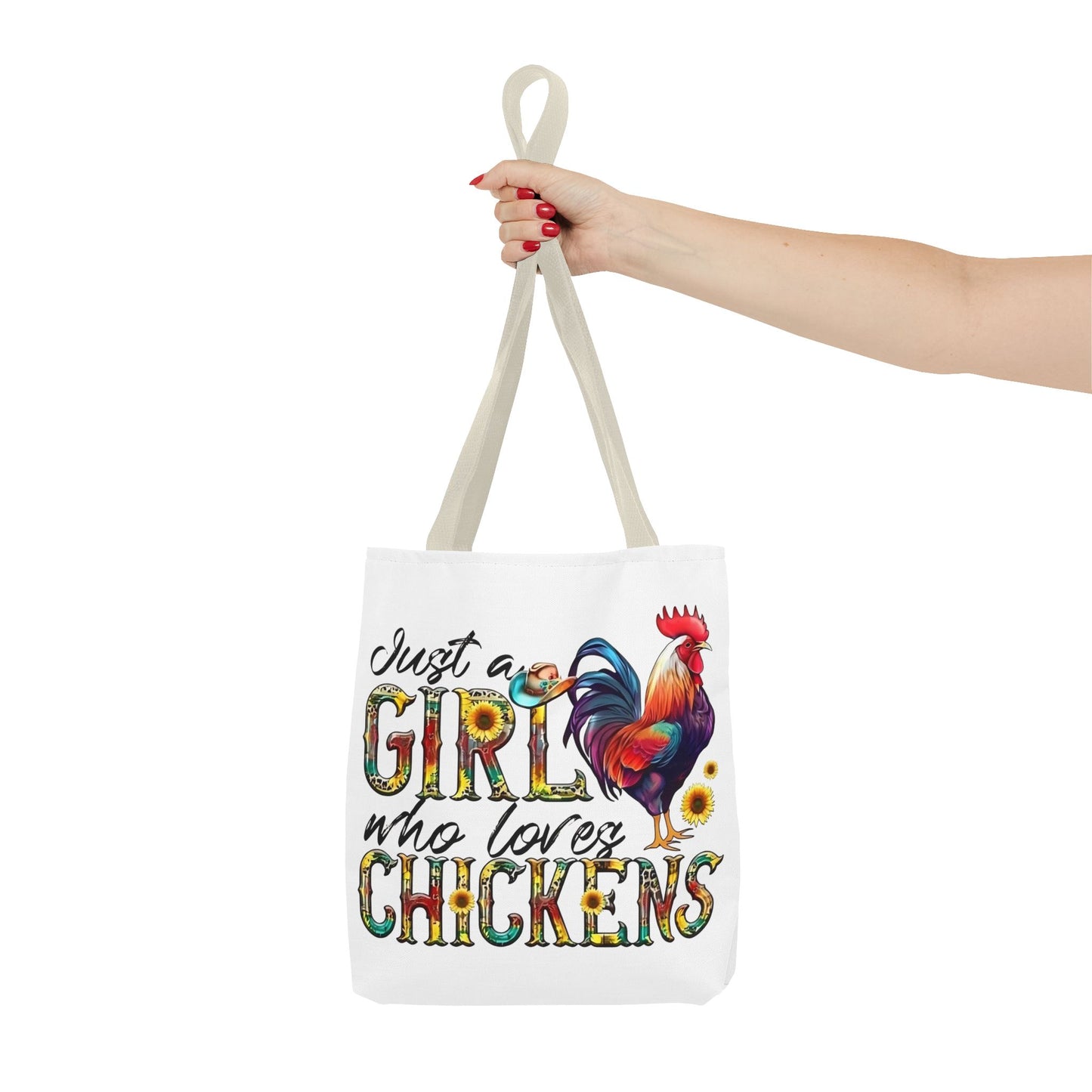 🐔 Solo una chica que ama las gallinas: Bolsa de tela estilo granja para amantes de las gallinas
