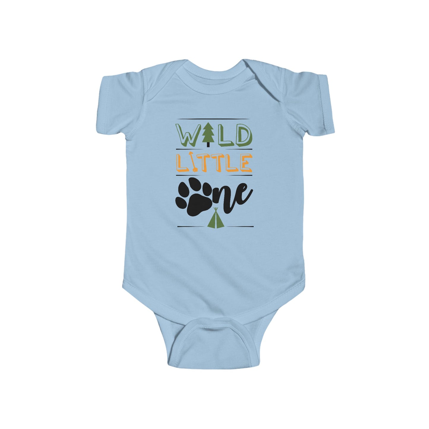 Wild Little Baby Onesie – Adventure-Ready Outfit for Your Tiny Explorer 🌲⛺