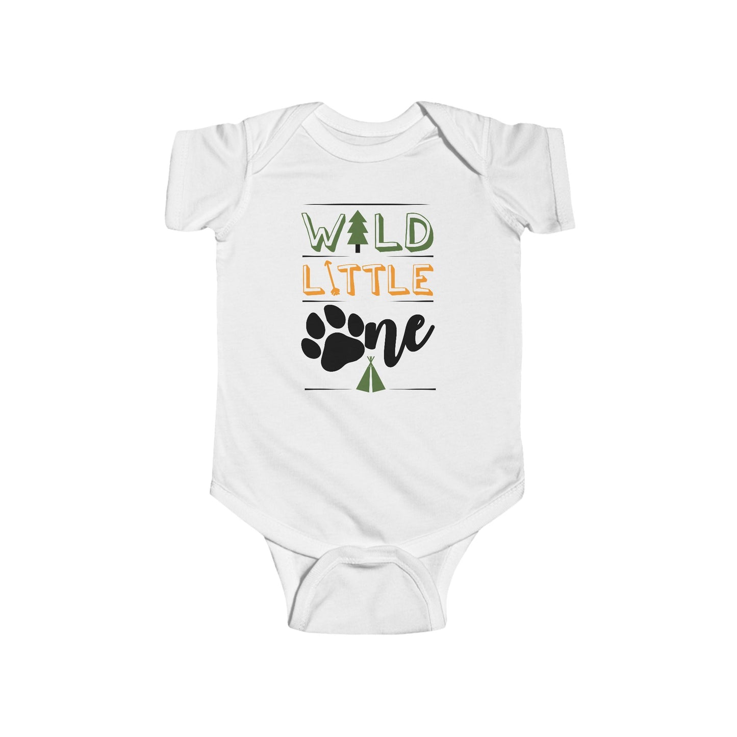 Wild Little Baby Onesie – Adventure-Ready Outfit for Your Tiny Explorer 🌲⛺