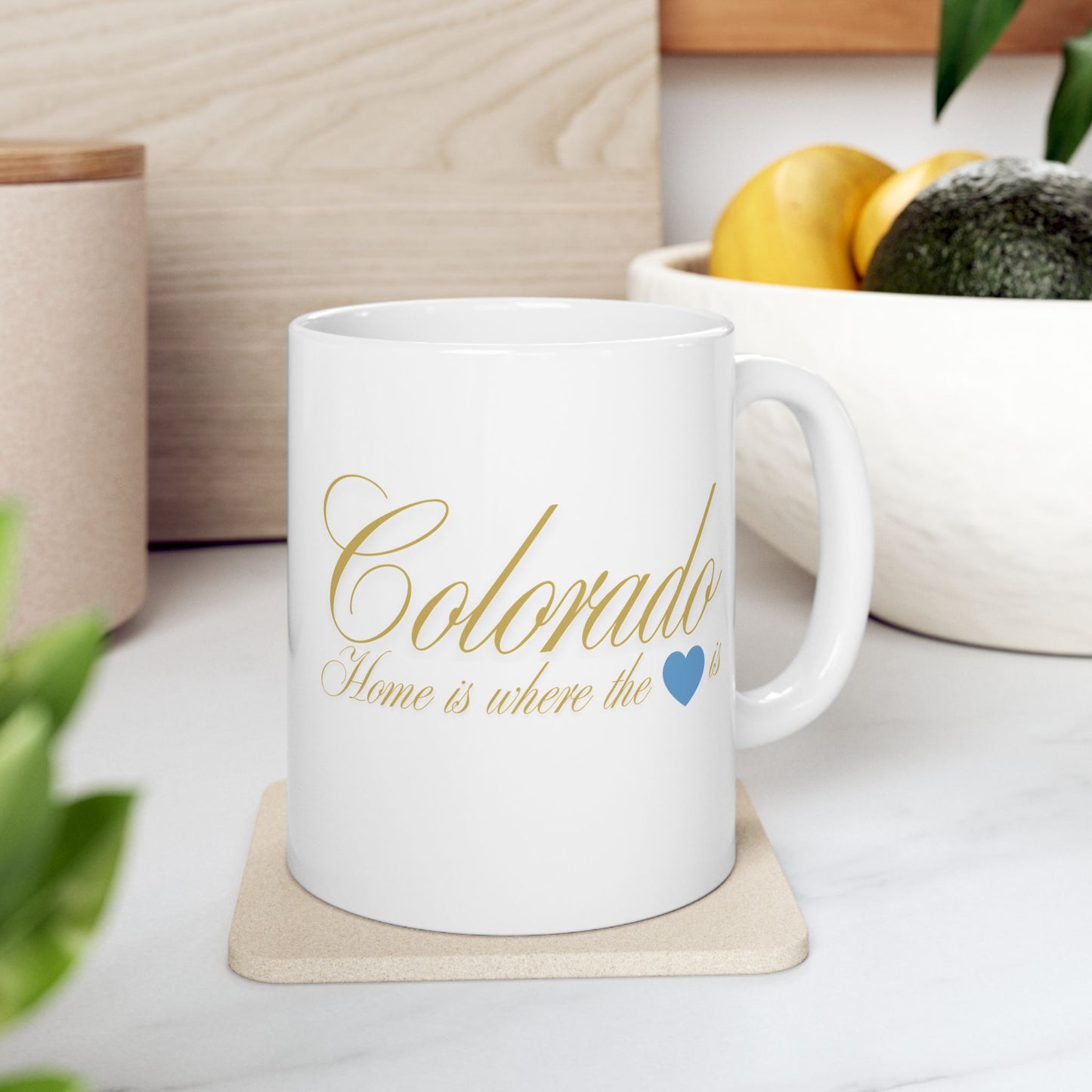 ☕ Home is Where the ❤️ Is – Colorado Mug – Mountain Views & Cozy Brews 🏔️