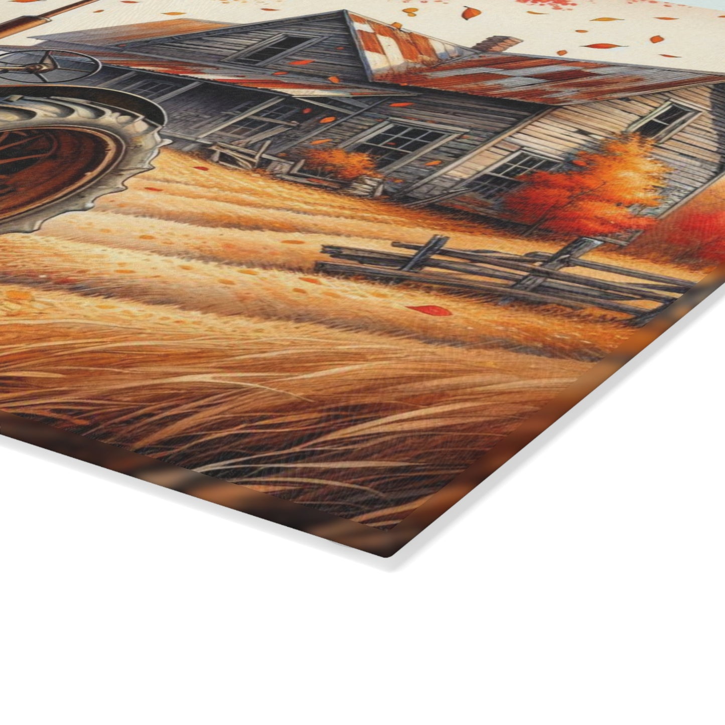 🚜 Rustic Tractor Cutting Board – Vintage Harvest Vibes for Your Farmhouse Kitchen