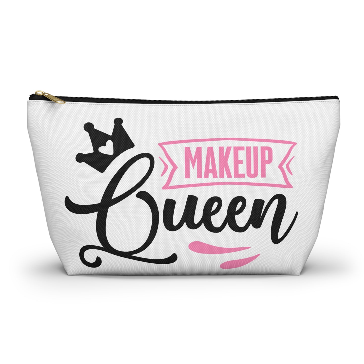Accessory Pouch – "Makeup Queen" Pink Makeup Bag