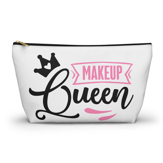 Accessory Pouch – "Makeup Queen" Pink Makeup Bag