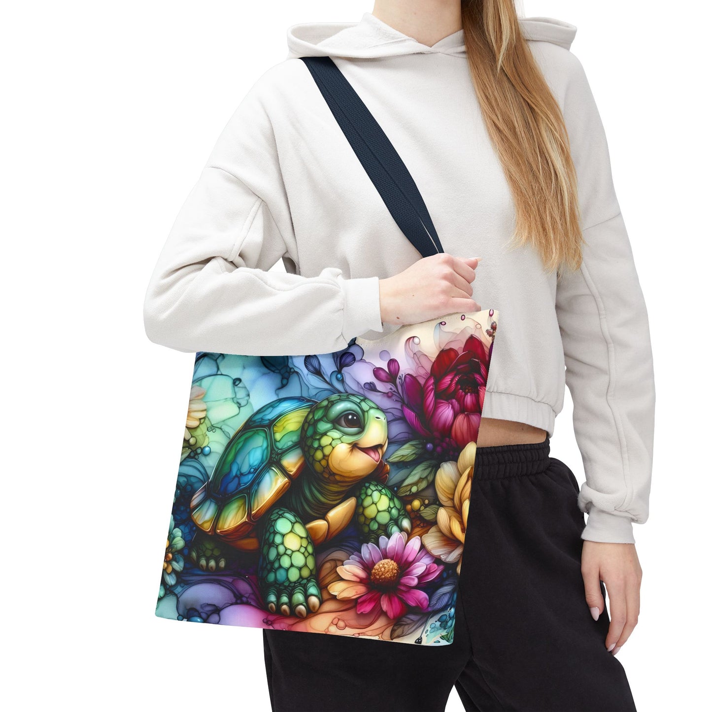 Bolsa de mano - Diseño de tortugas coloridas