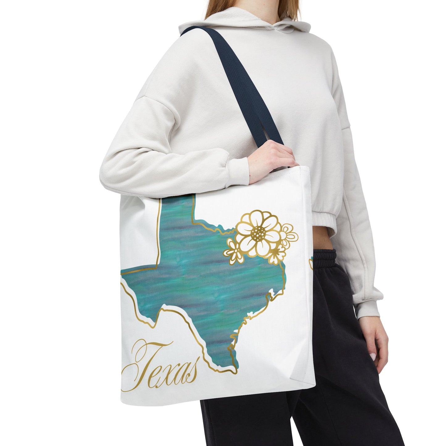 🎨 Texas State Floral Tote Bag – Elegant, Practical & Southern Charm 🌸