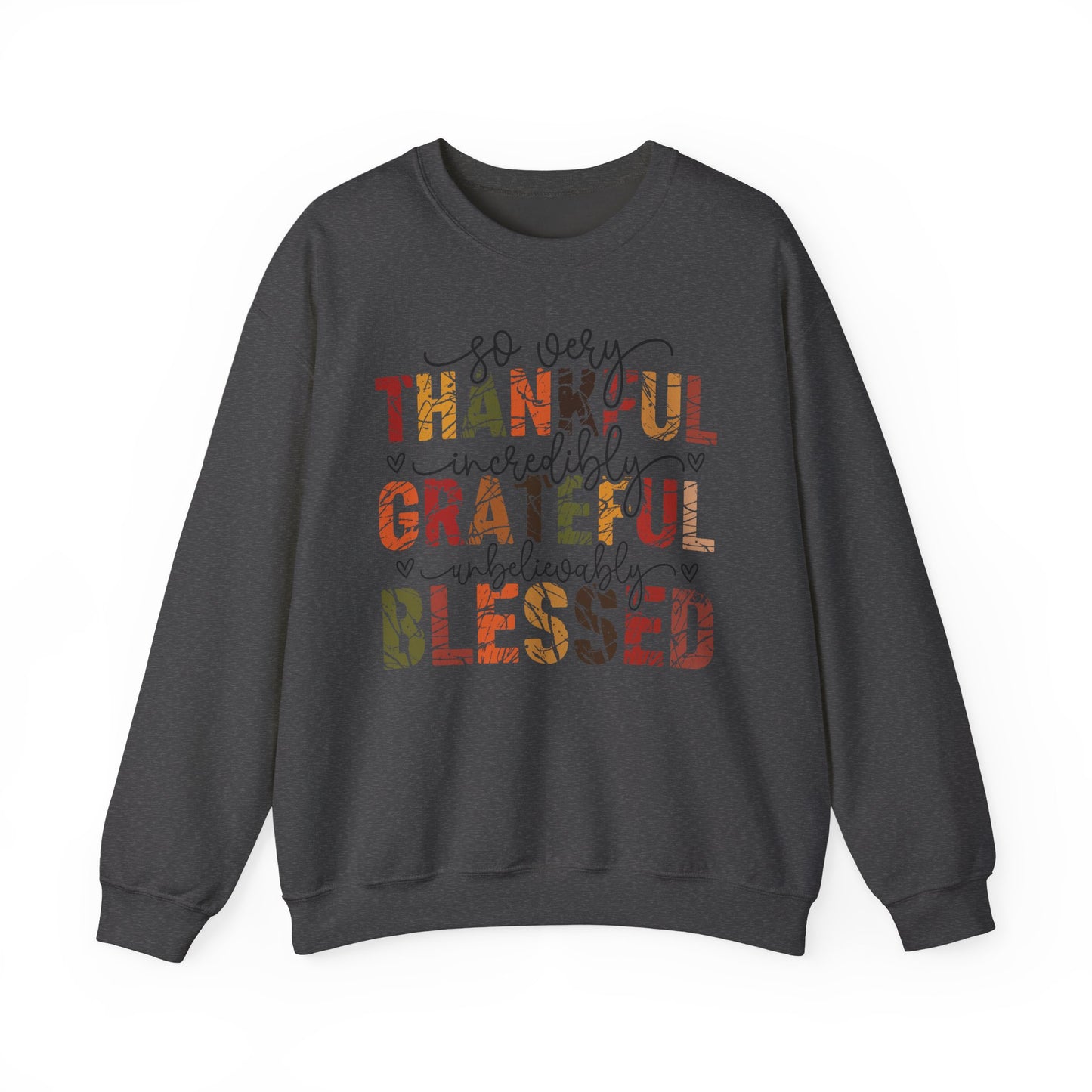 🤎✨ So Very Thankful, Incredibly Grateful, Unbelievably Blessed – Cozy Fall Sweatshirt 🍂🧡