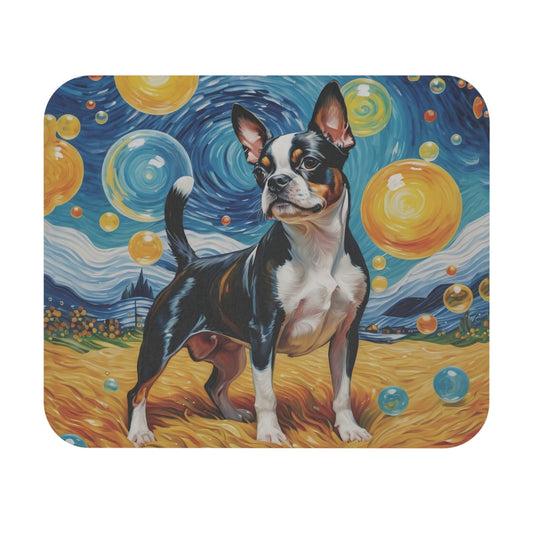🐾 Boston Terrier: una linda alfombrilla de ratón para amantes de las mascotas
