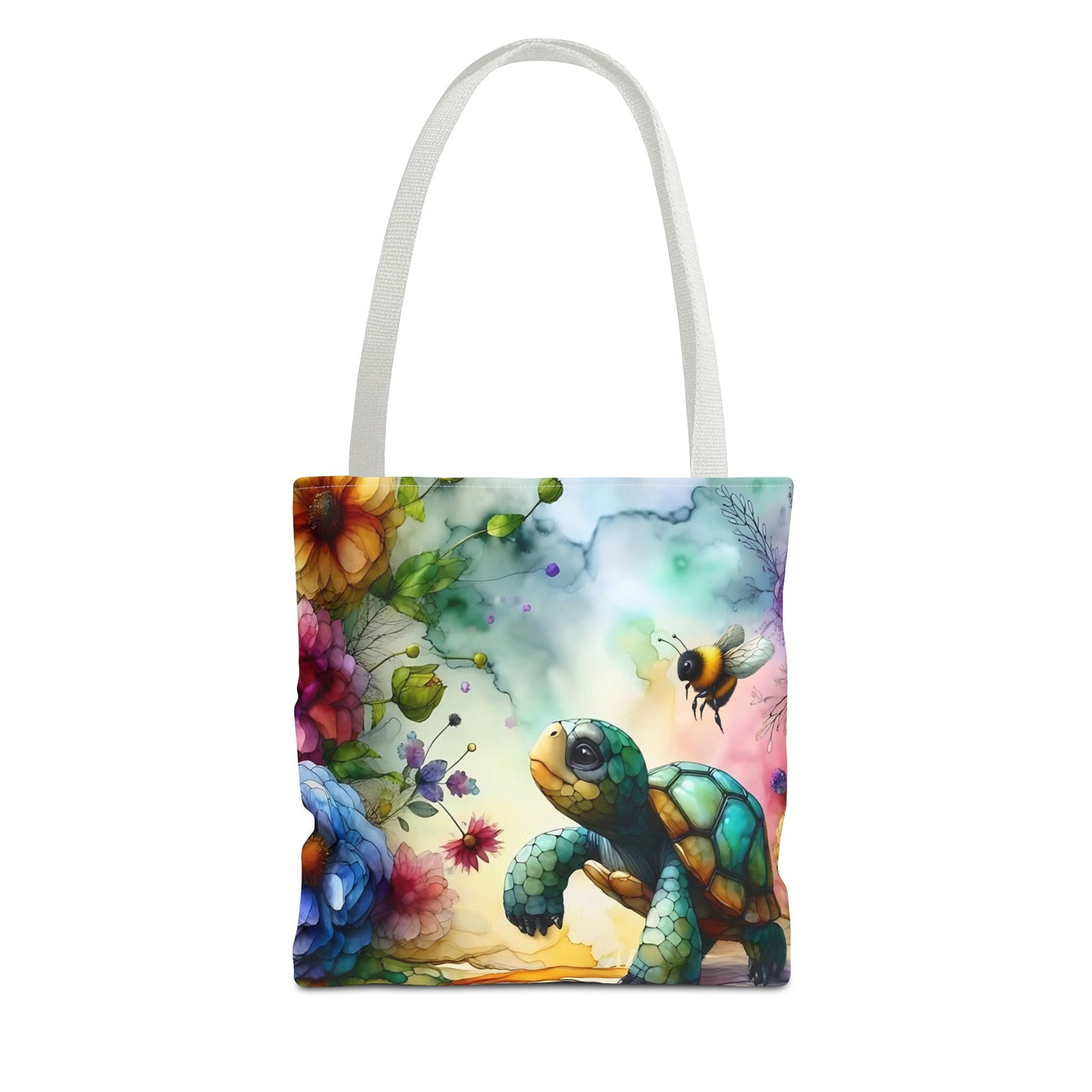 Bolsa de mano - Diseño de tortugas coloridas
