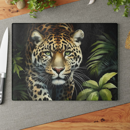 🐆 Jungle Leopard Cutting Board – Fierce Beauty Meets Wild Elegance