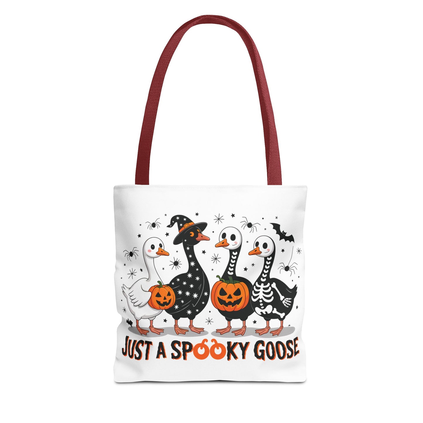 🦢 Just a Spooky Goose Tote Bag – Honkin’ Into Halloween 🎃👻