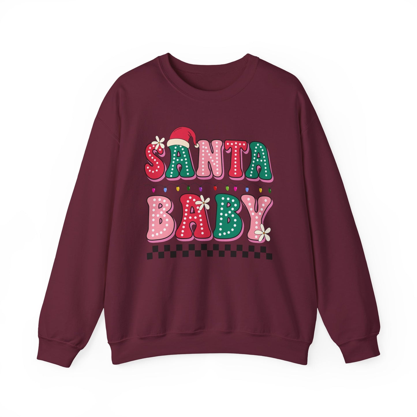 🎅✨ Santa Baby Retro Sweatshirt – Cute & Festive Holiday Style