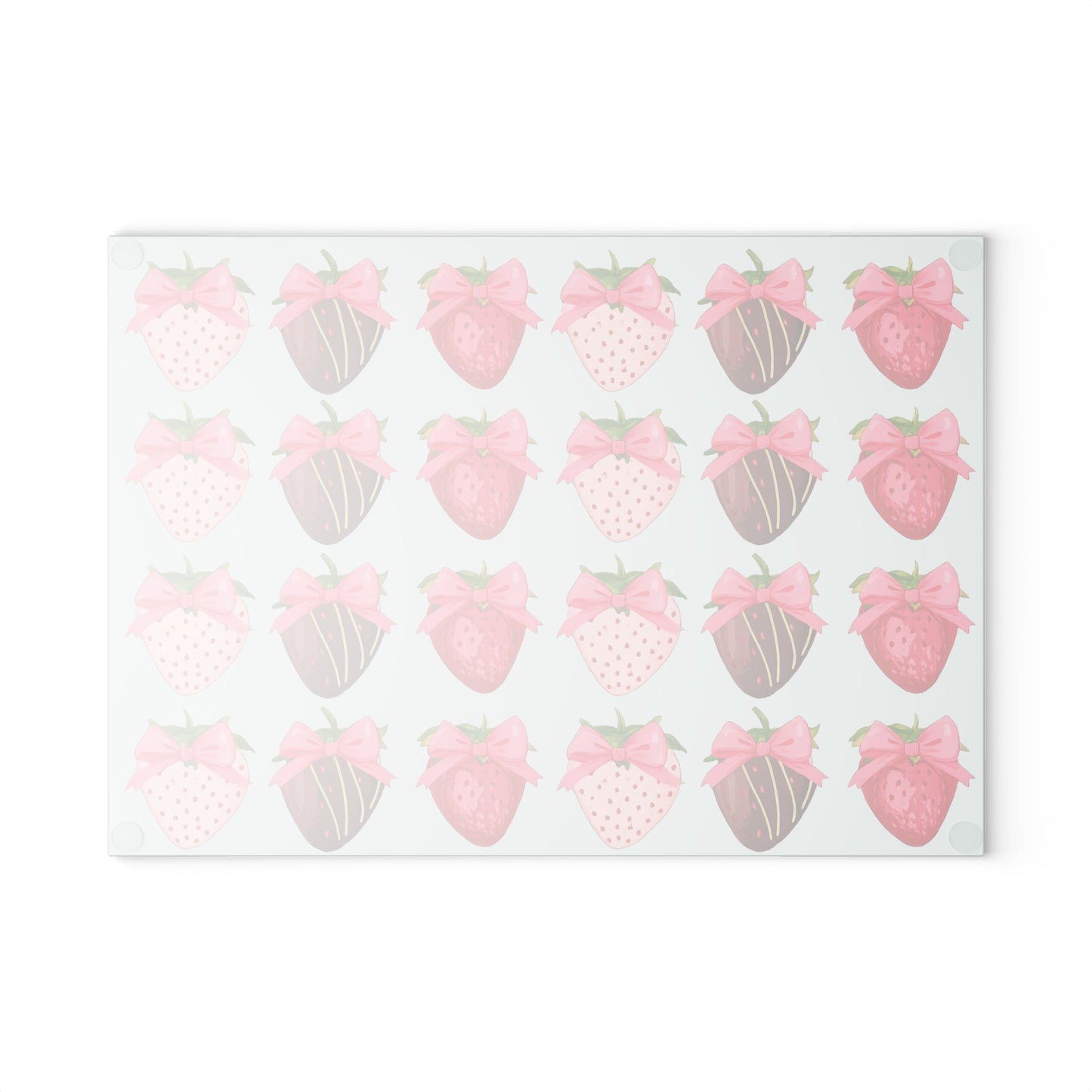 🍓 Chocolate-Covered Strawberry Bow Cutting Board – Sweet Elegance for Your Kitchen 🎀