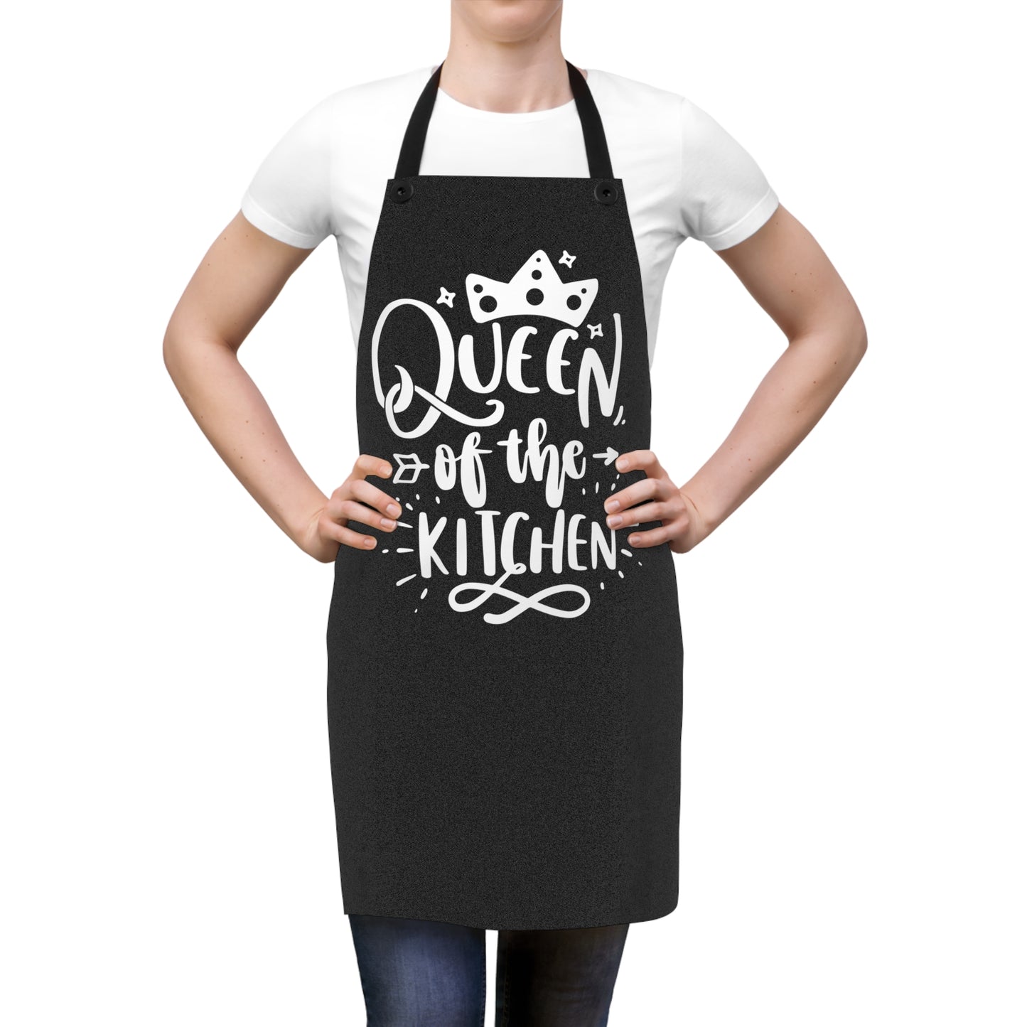👑✨ “Queen of the Kitchen” Apron – Rule the Kitchen in Style and Sass