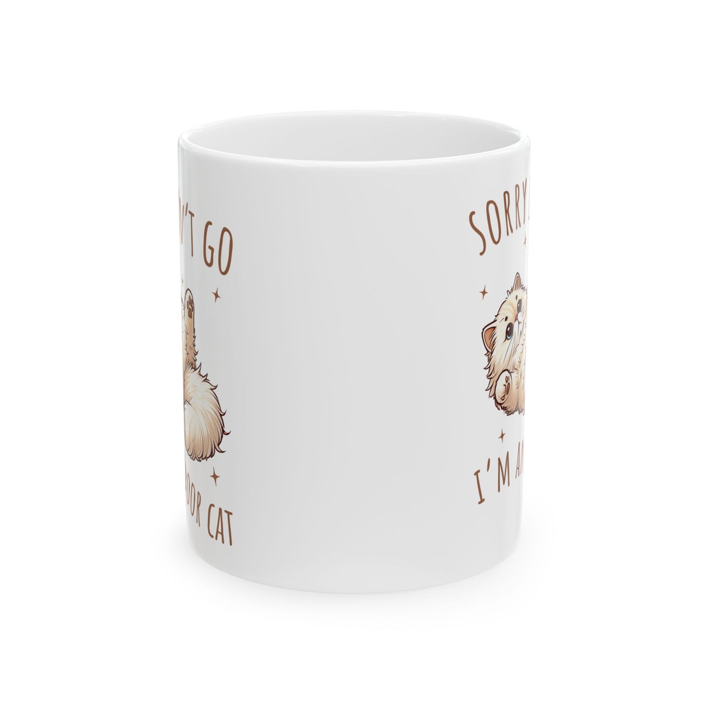 🐾 Sorry I Can’t Go – I’m an Indoor Cat Mug – Cozy Kitty Energy in Every Sip 😽