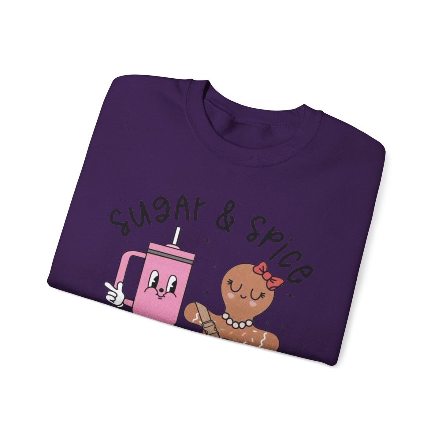🍬✨ Sugar & Spice Sweatshirt – Sweet Gingerbread & Cozy Vibes 🎄☕