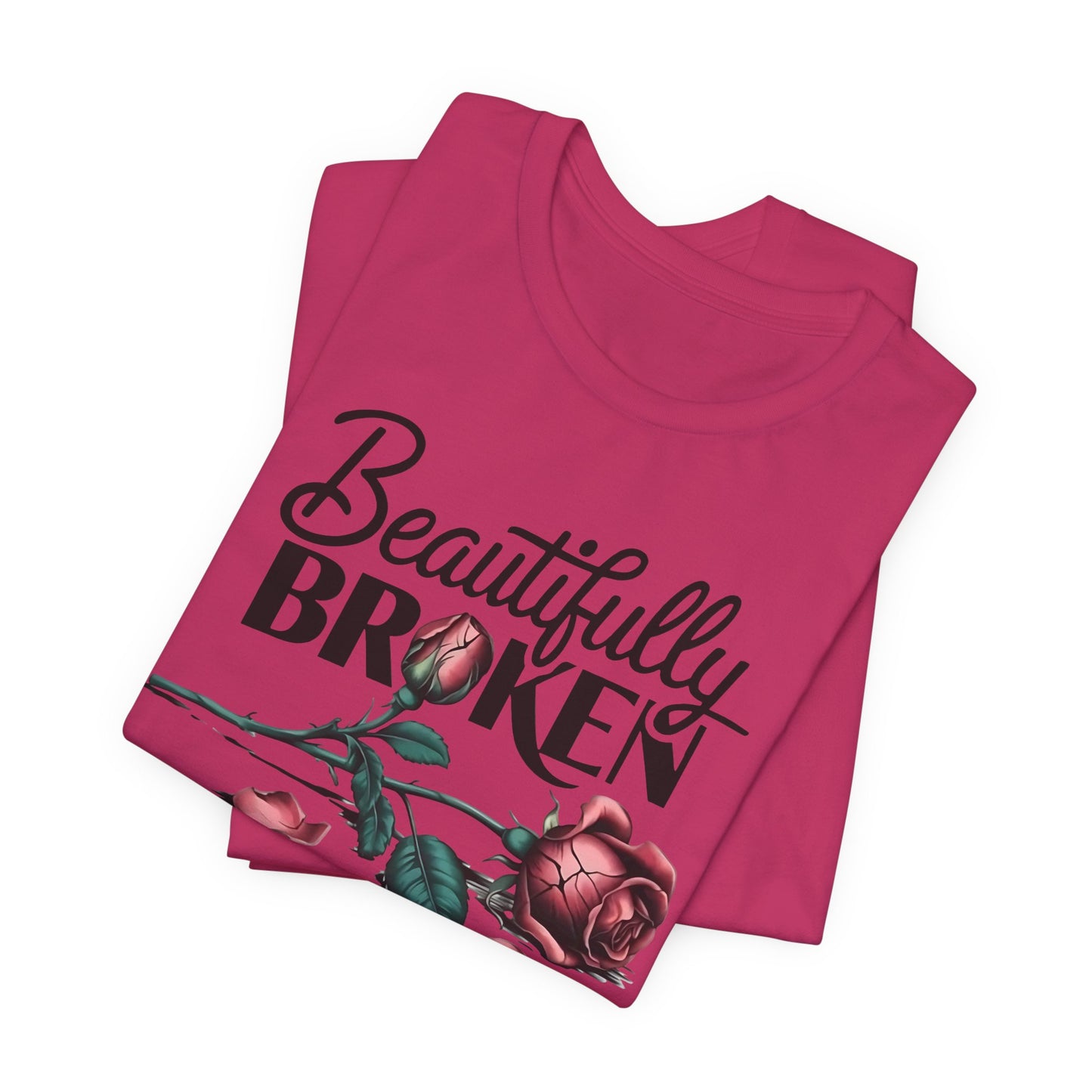 Camiseta Rosa “Beautifully Broken”: una camiseta empoderante con una elegancia suave