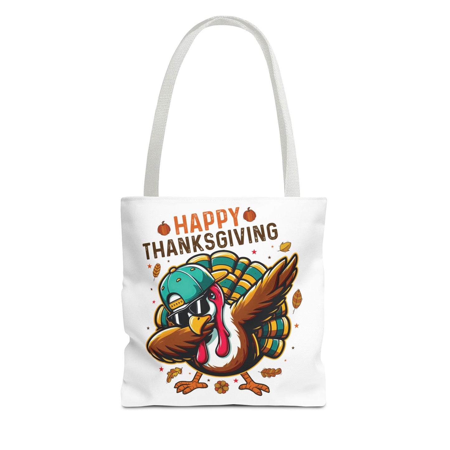 🦃 Dabbing Turkey Tote Bag – Thanksgiving Swagger with Holiday Humor