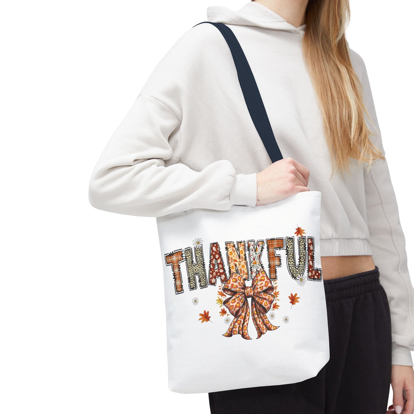 🧡 Thankful Tote Bag – Leopard Prints & Autumn Vibes in One Cozy Carryall 🍁