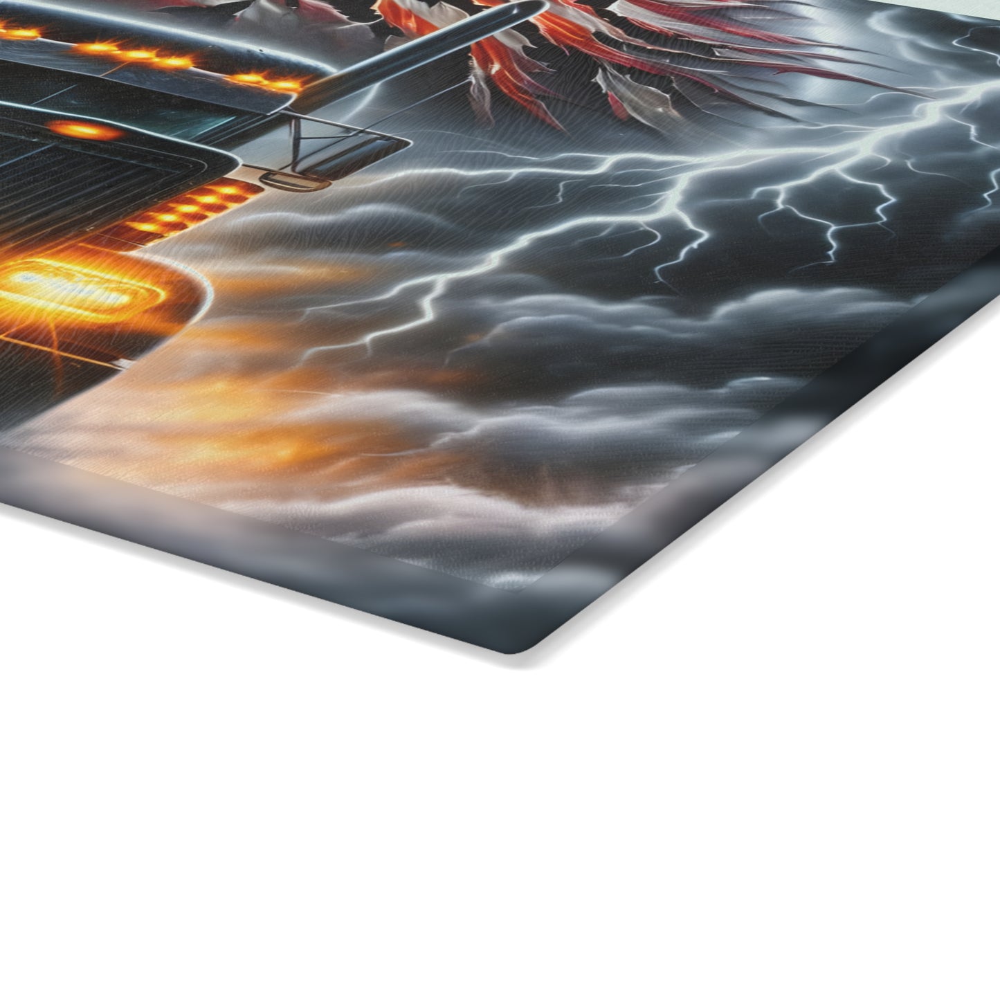 🚛⚡ American Trucker Storm Cutting Board – Power and Pride for Your Kitchen 🇺🇸