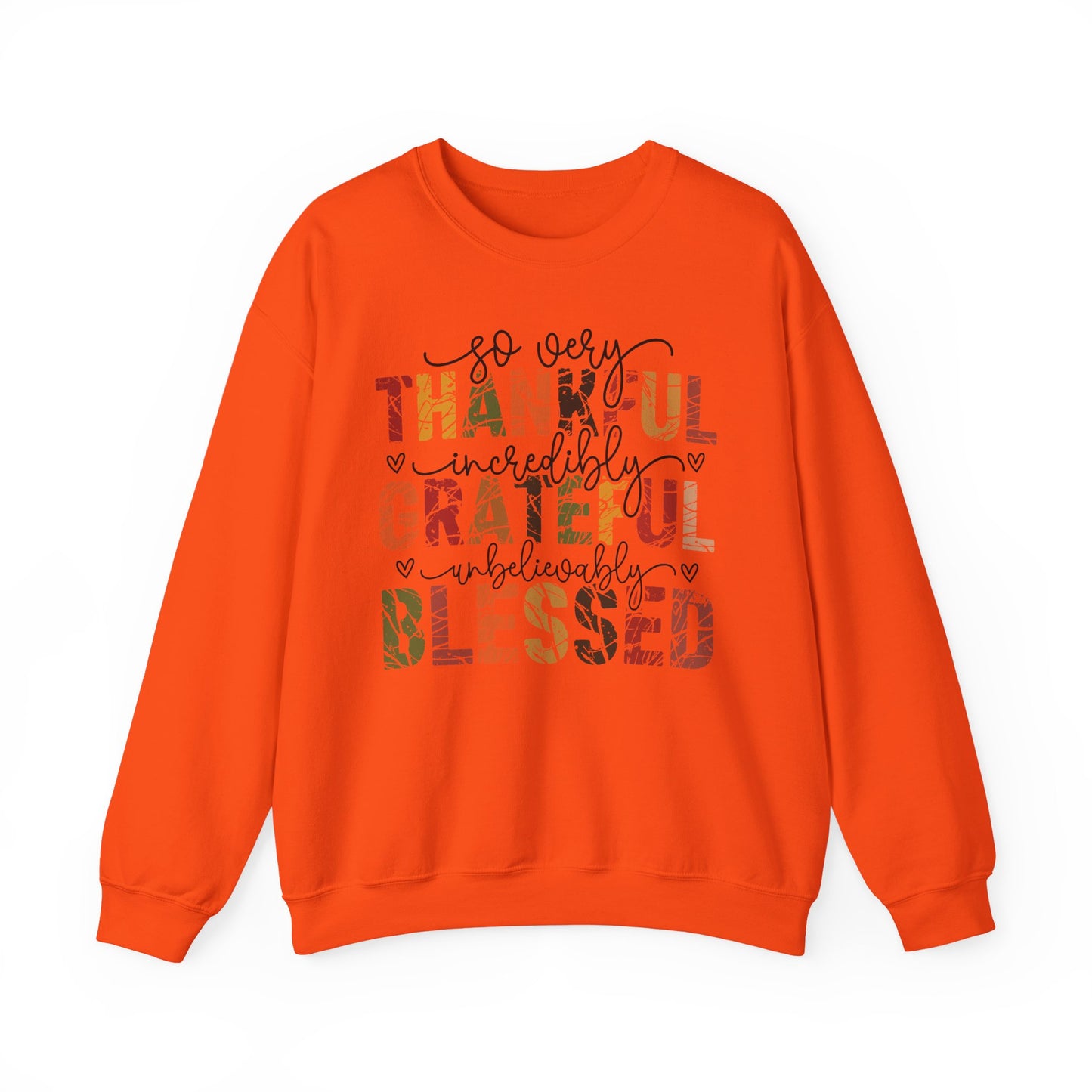 🤎✨ So Very Thankful, Incredibly Grateful, Unbelievably Blessed – Cozy Fall Sweatshirt 🍂🧡