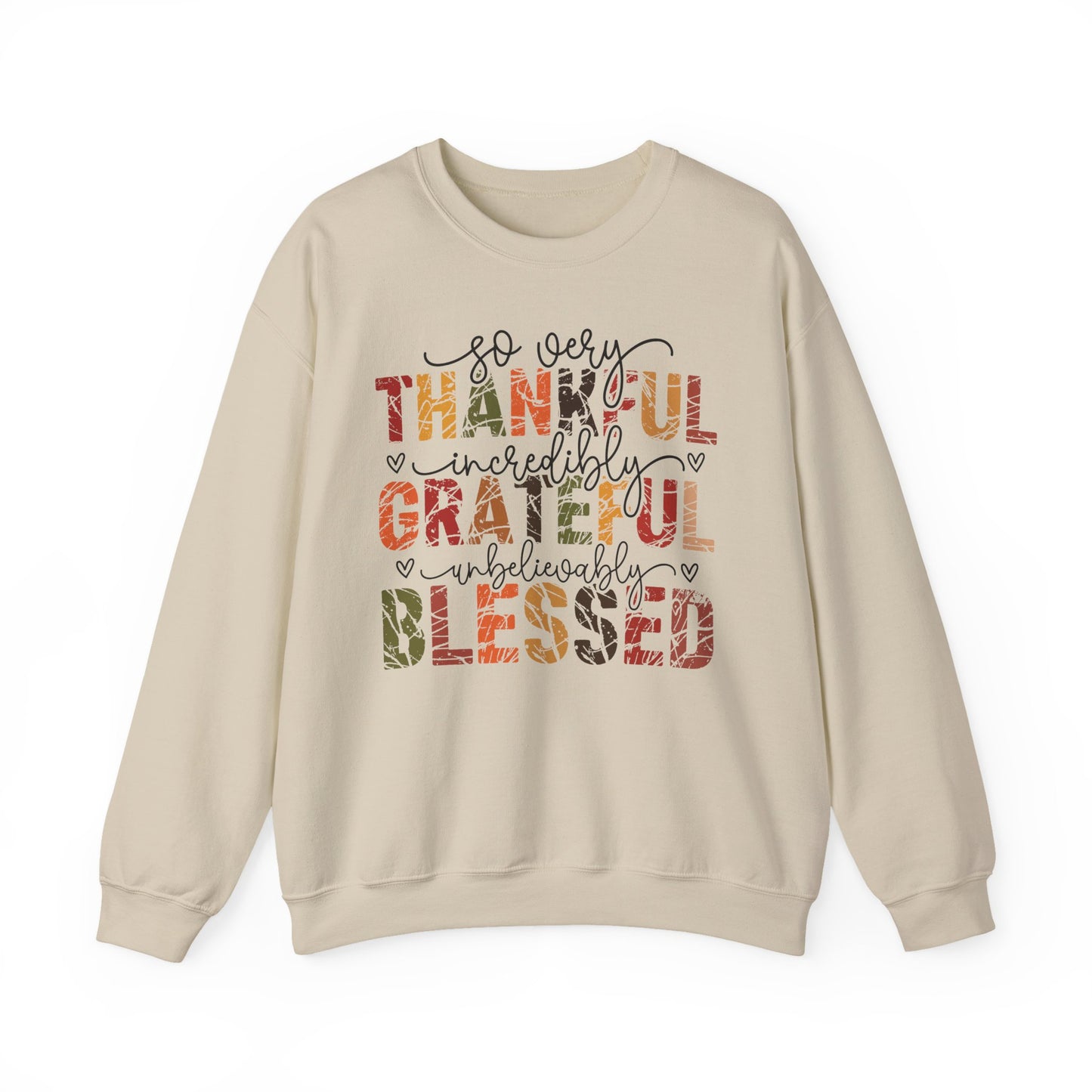 🤎✨ So Very Thankful, Incredibly Grateful, Unbelievably Blessed – Cozy Fall Sweatshirt 🍂🧡