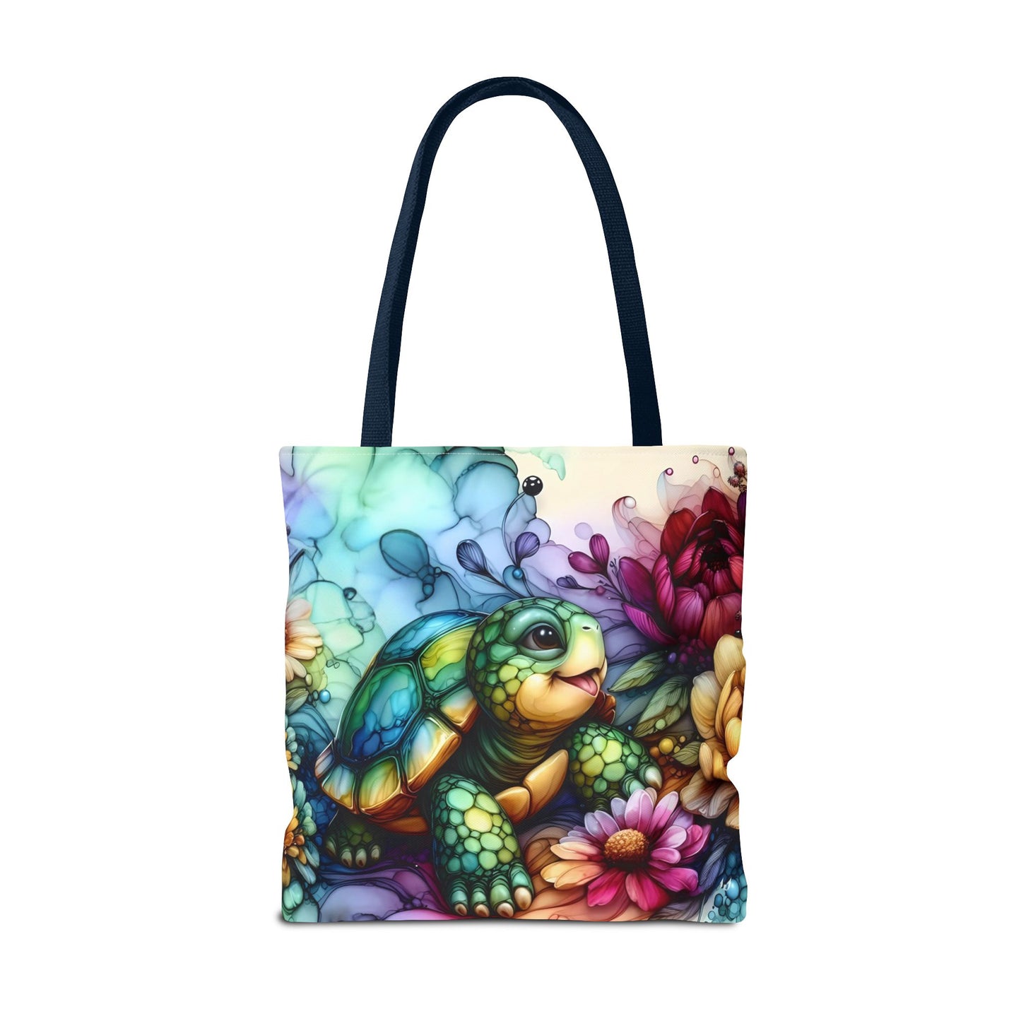 Bolsa de mano - Diseño de tortugas coloridas