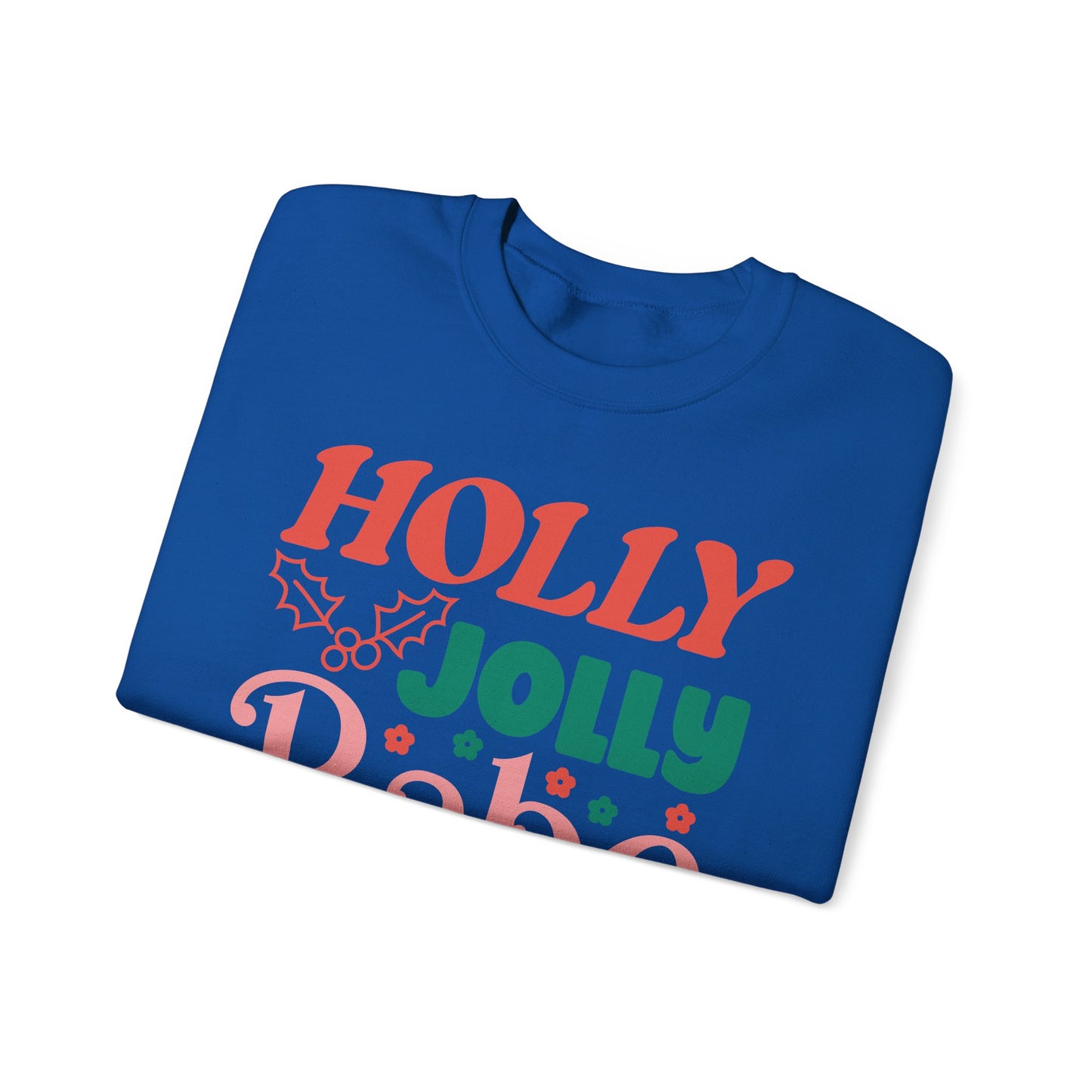 🎀✨ Holly Jolly Babe Retro Crewneck – Cute, Cozy & Festive