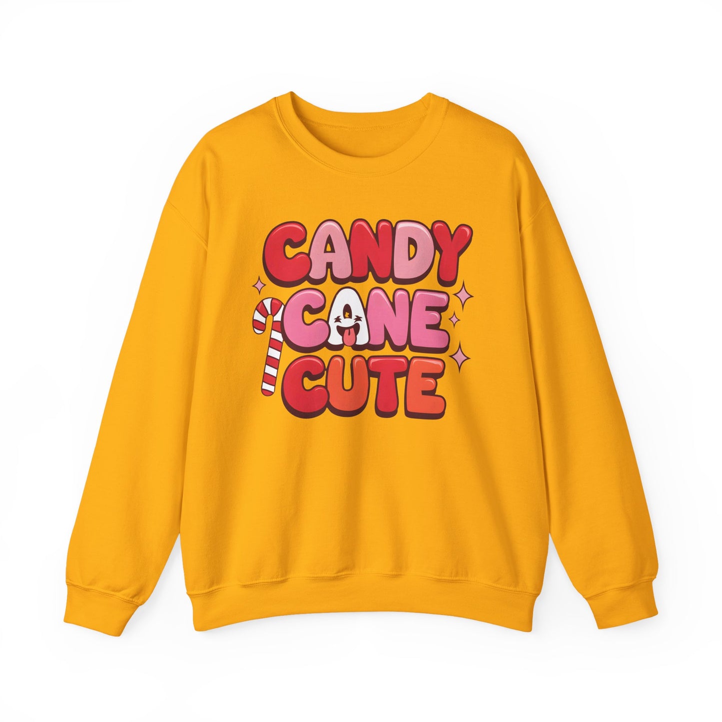 🎀🍭 Candy Cane Cute Women’s Christmas Sweatshirt – Soft, Cozy & Playful Holiday Style