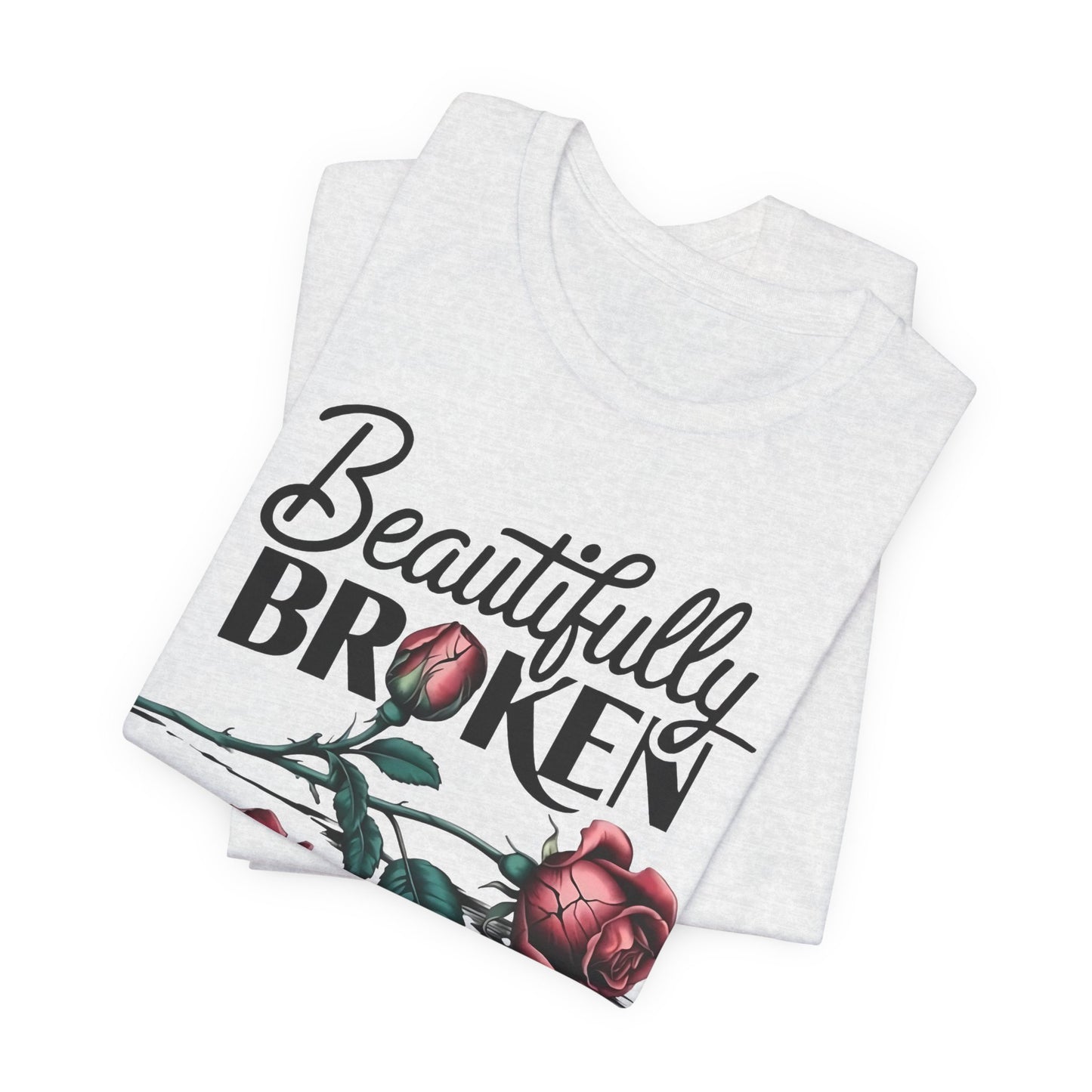 Camiseta Rosa “Beautifully Broken”: una camiseta empoderante con una elegancia suave
